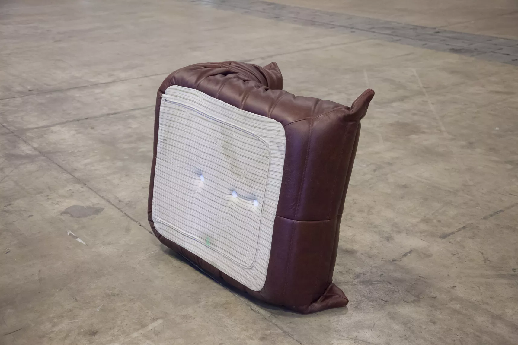 Togo Lounge Set 5-pc. Pull-up Leather Chocolate Brown