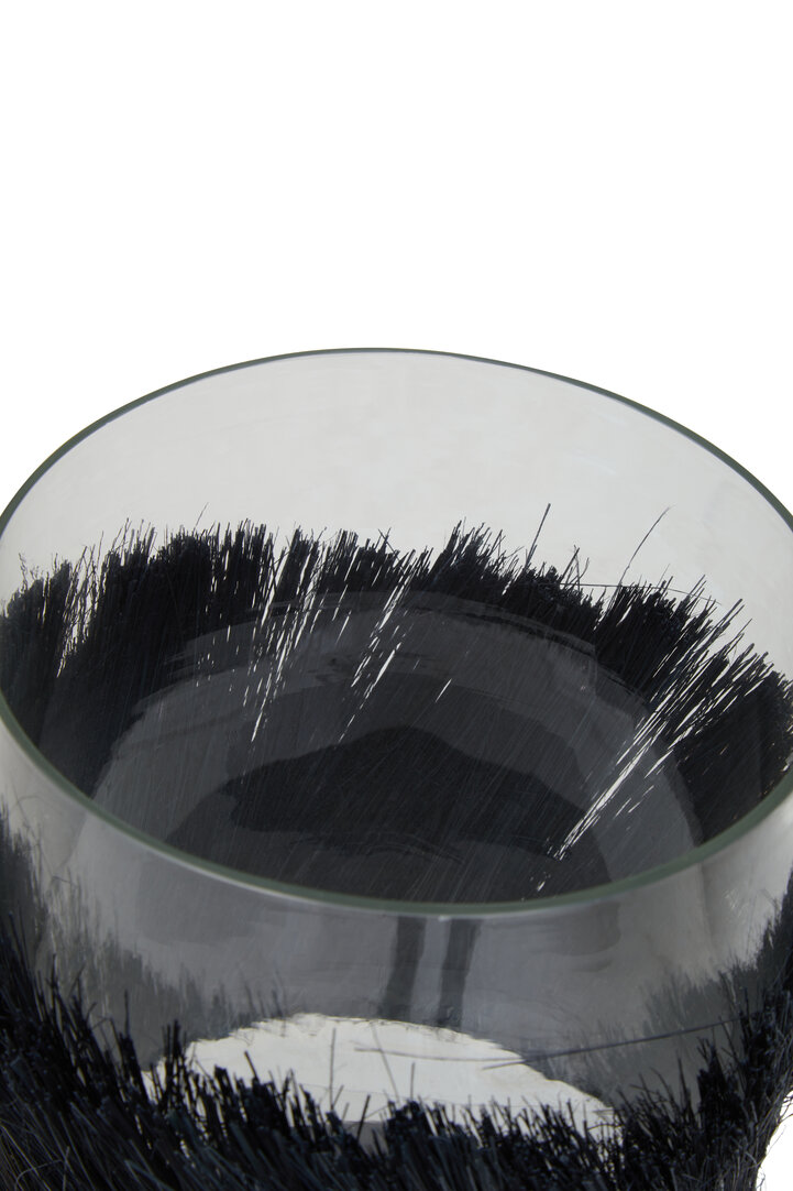 Kuta Large Candle Holder Black