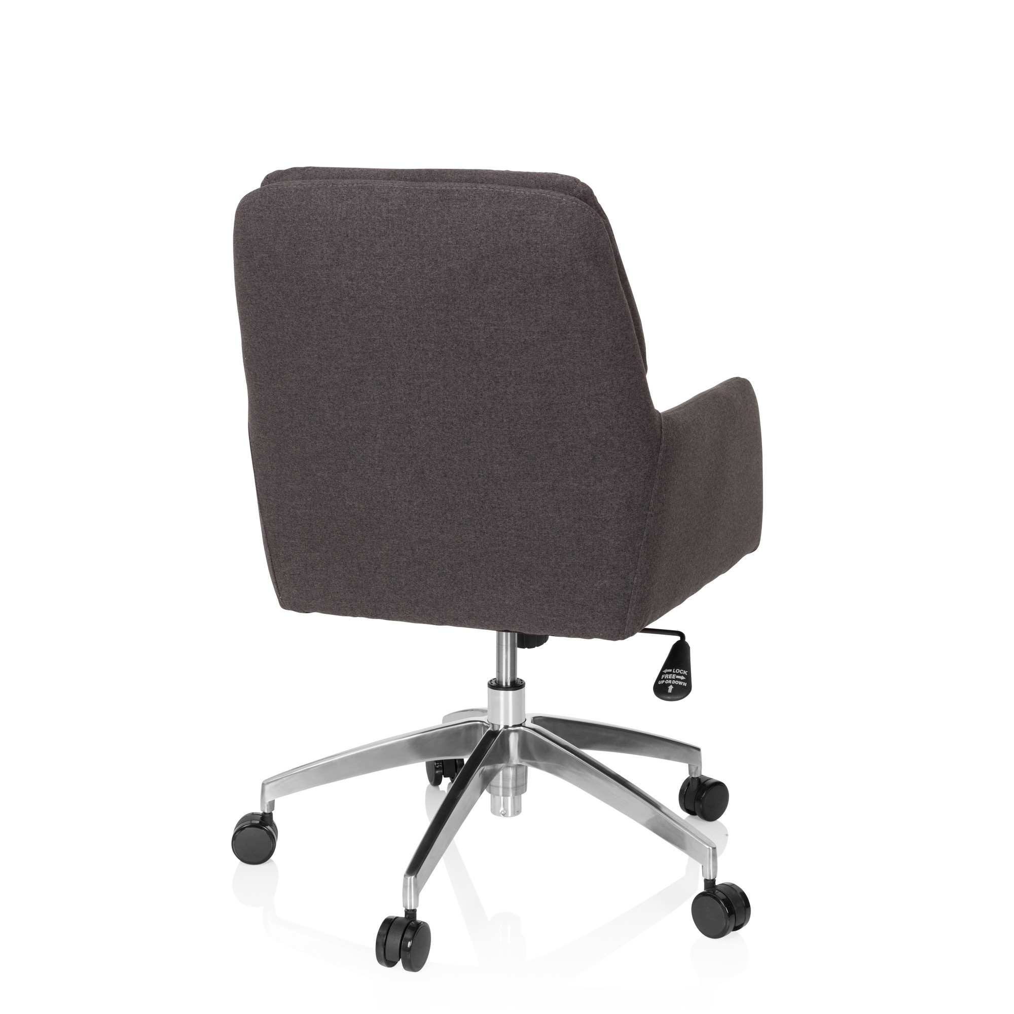 SHAKE 350 Sedia da ufficio girevole con rotelle tessuto grigio