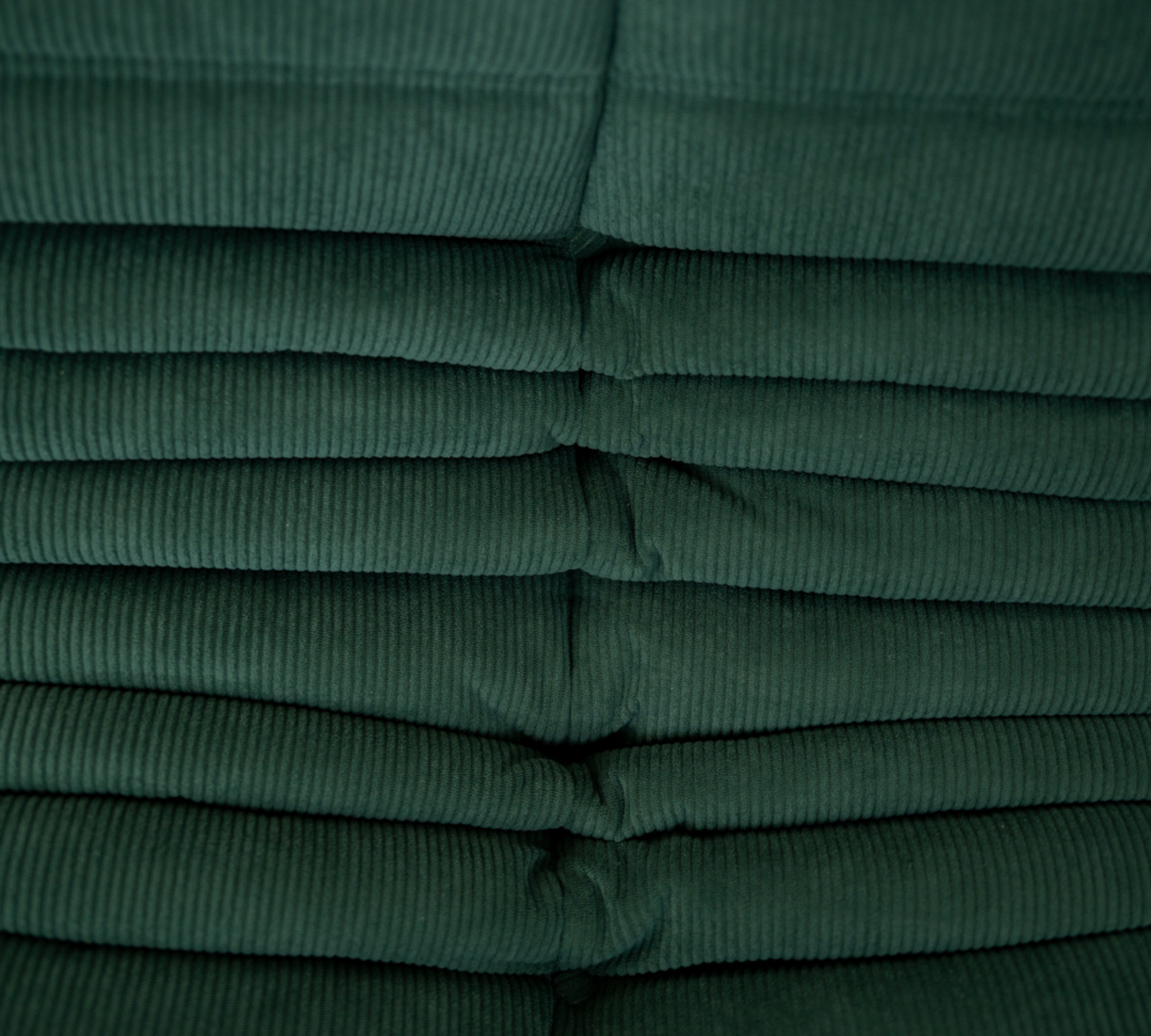 Togo Lounge-Set 5-teilig Cord Tannengrün