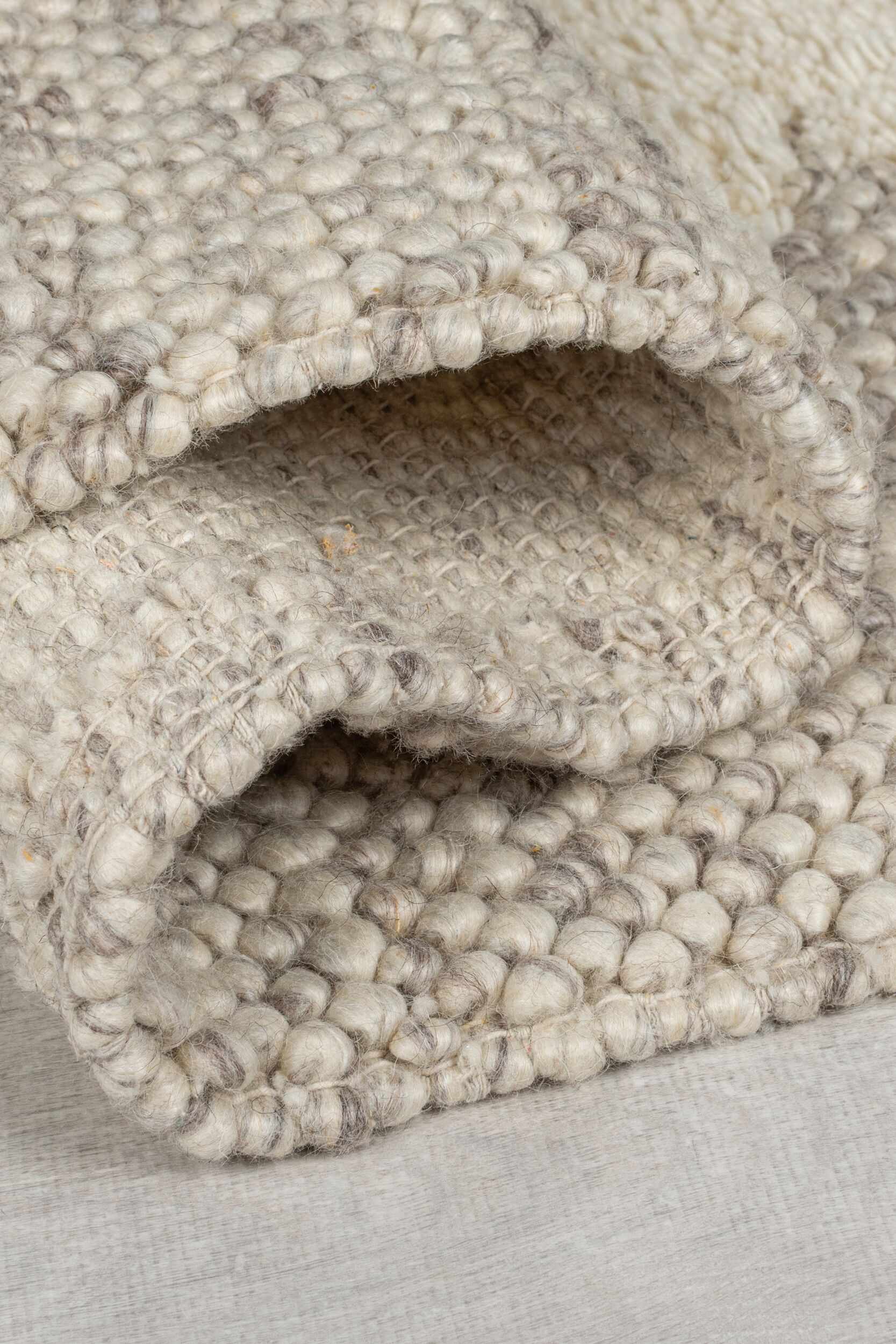 Minerals Border Carpet Light Brown 80x150cm