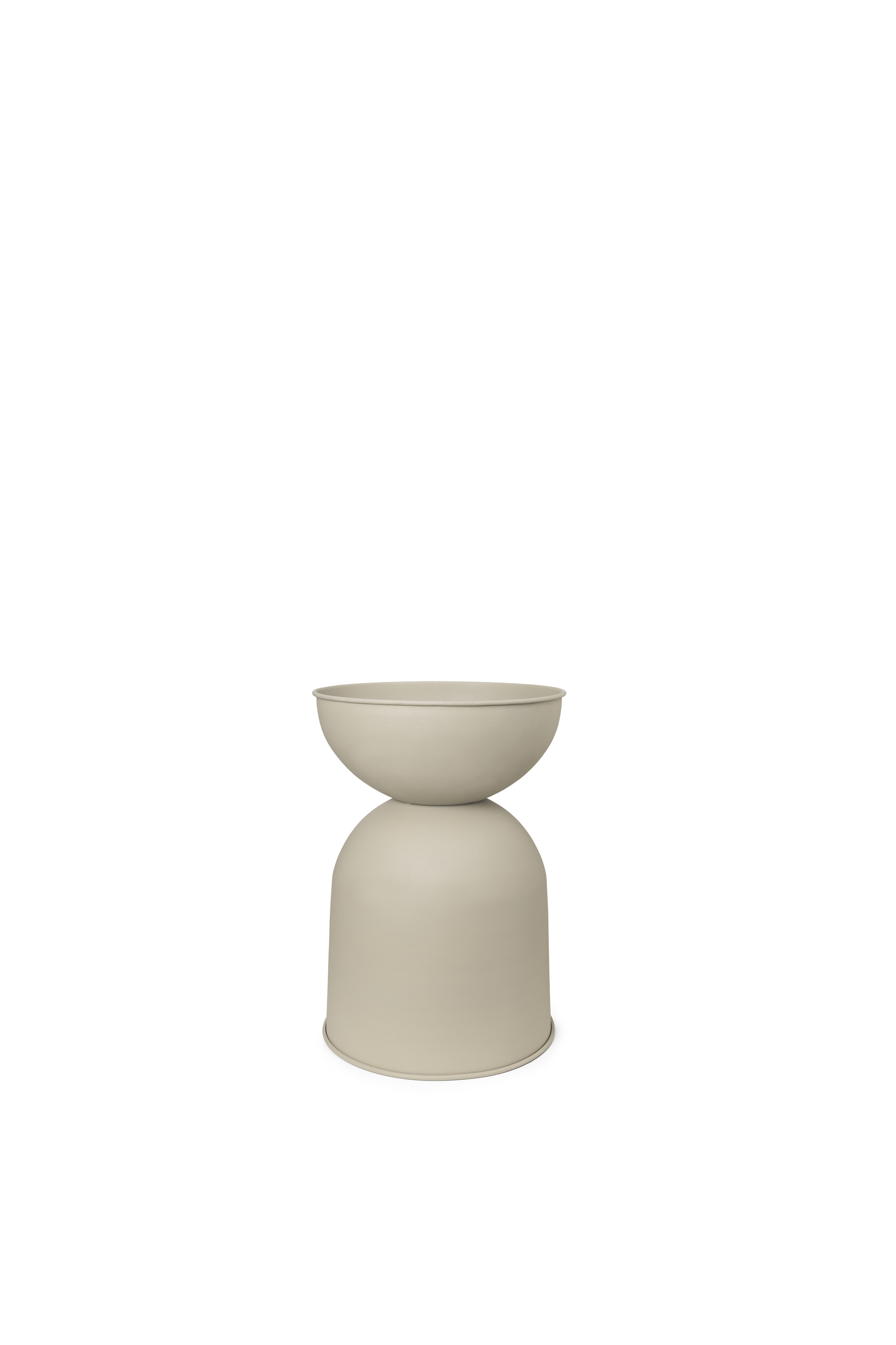Hourglass Blumentopf Beige