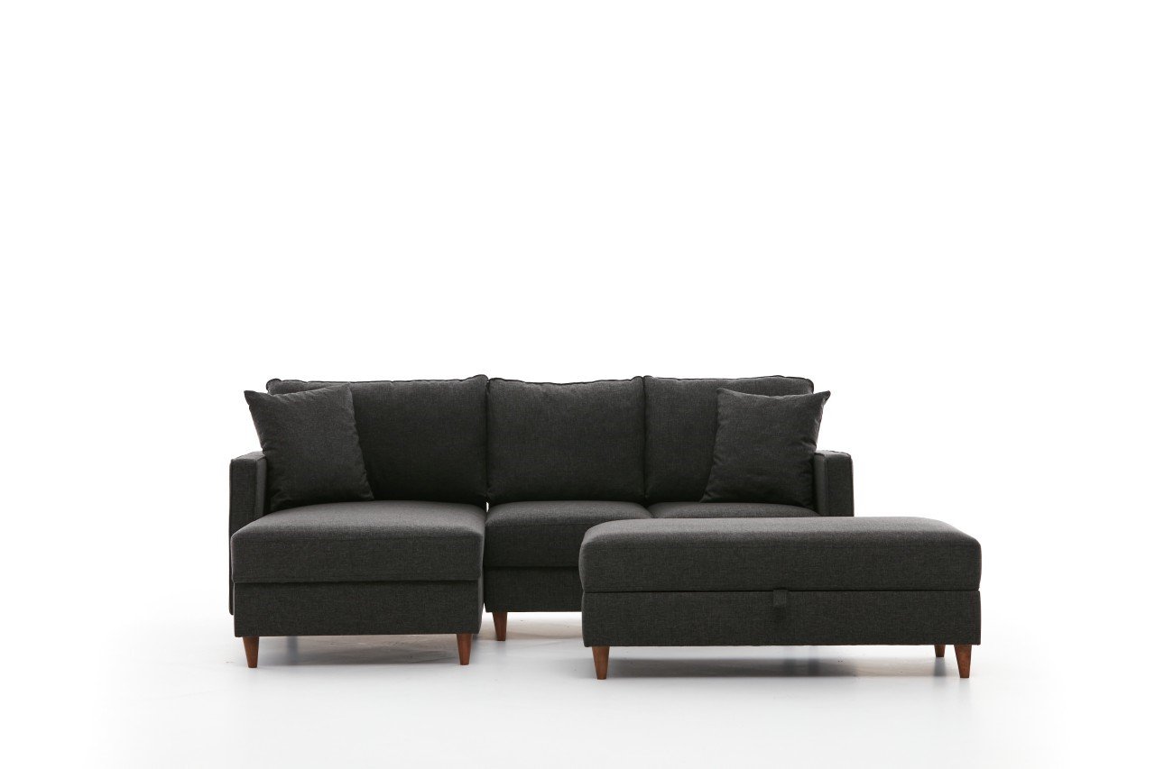 Sofa Chaise Lounge Left Anthracite