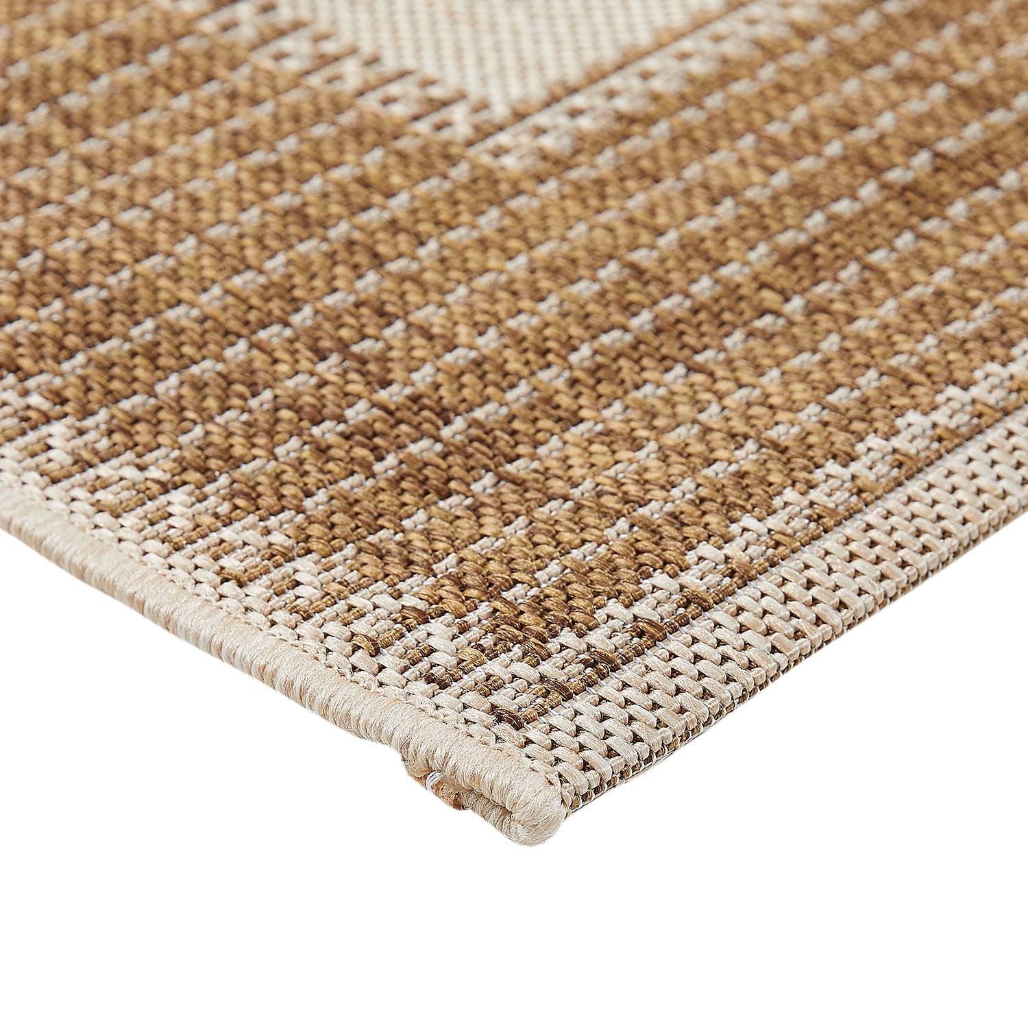 Indoor/Outdoor Runner Rug Arizona II Polypropylene Brown