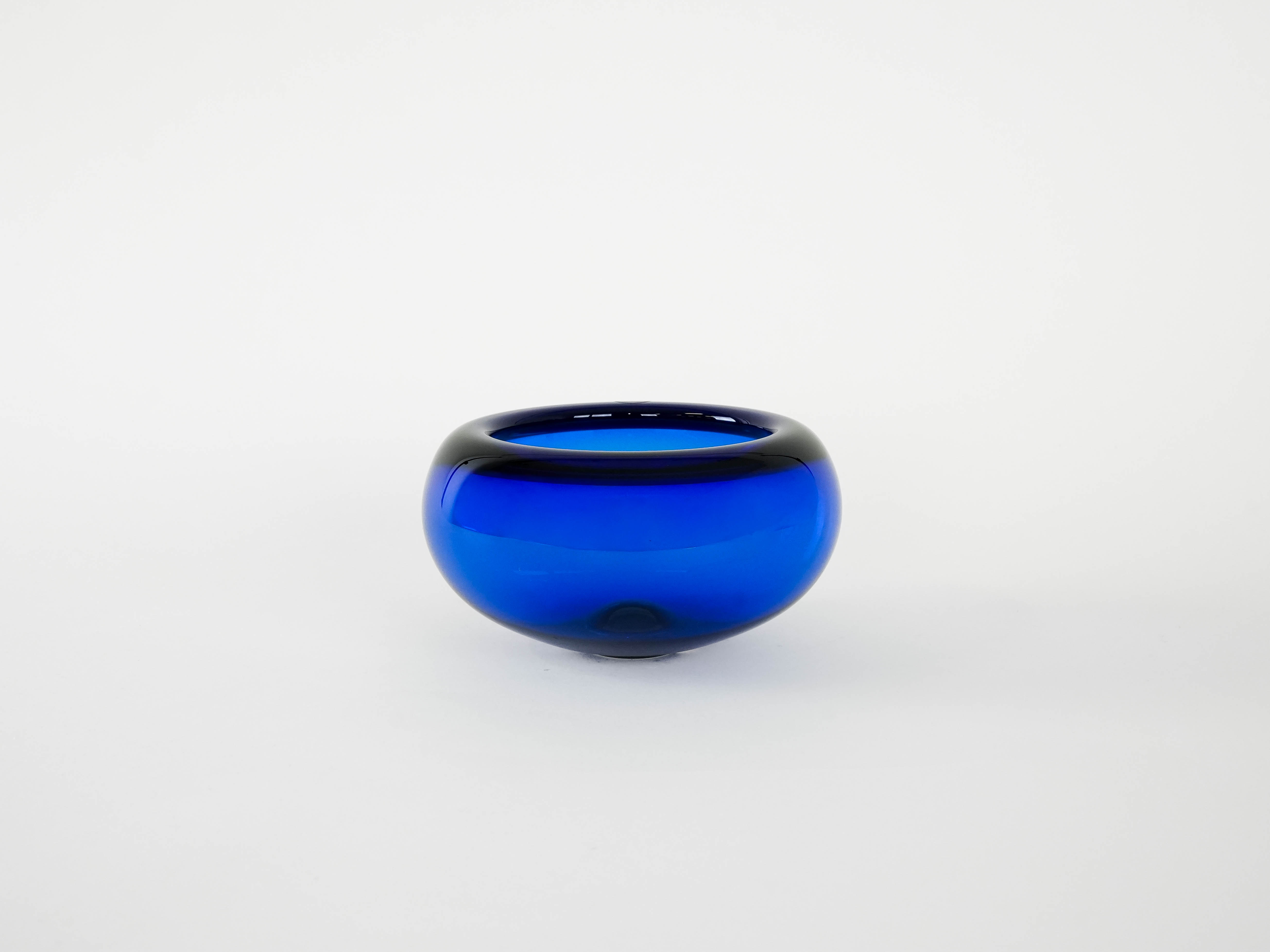 Blue cobalt bowl 1960s