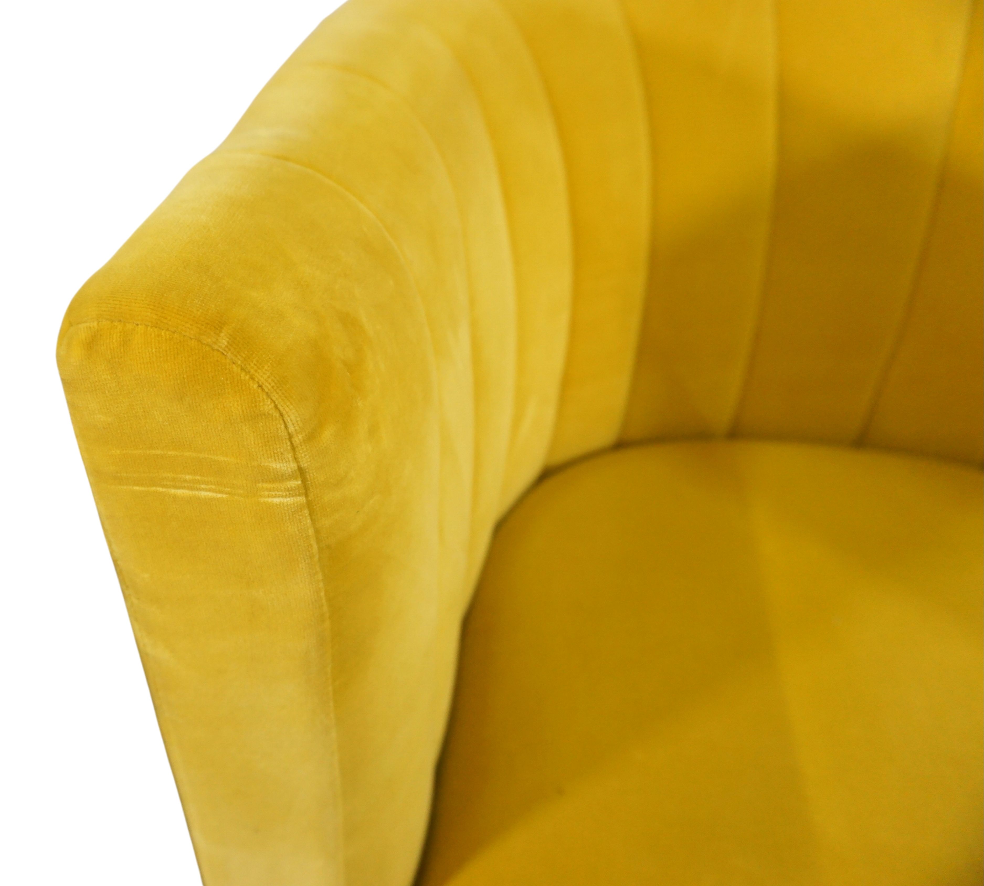 Loafer SC23 Poltrona Velluto Giallo