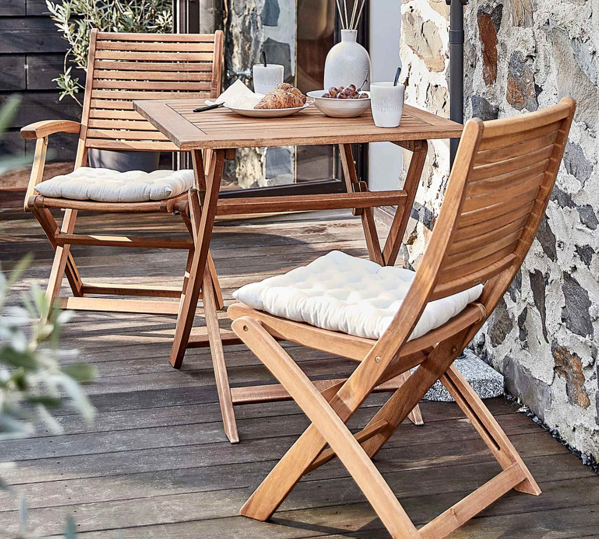 Gartentisch Akazienholz Braun