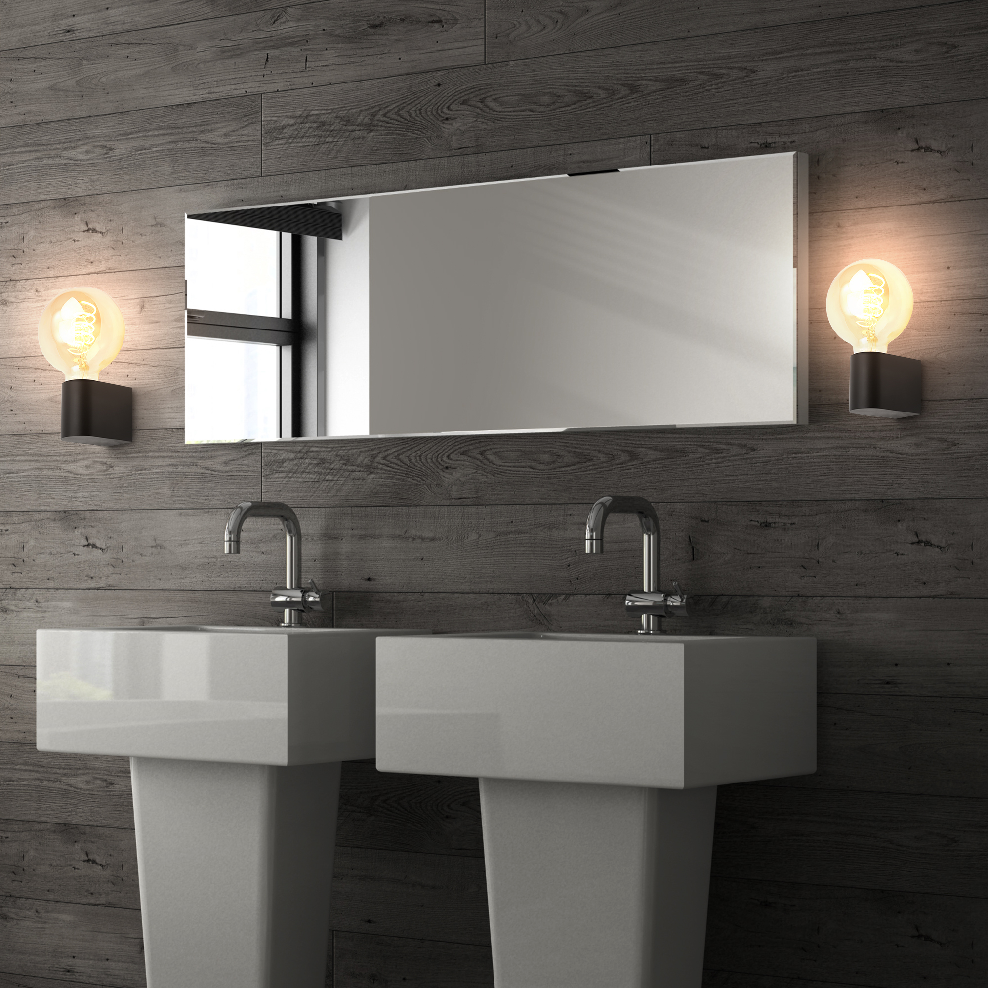 Bathroom light Donga Black