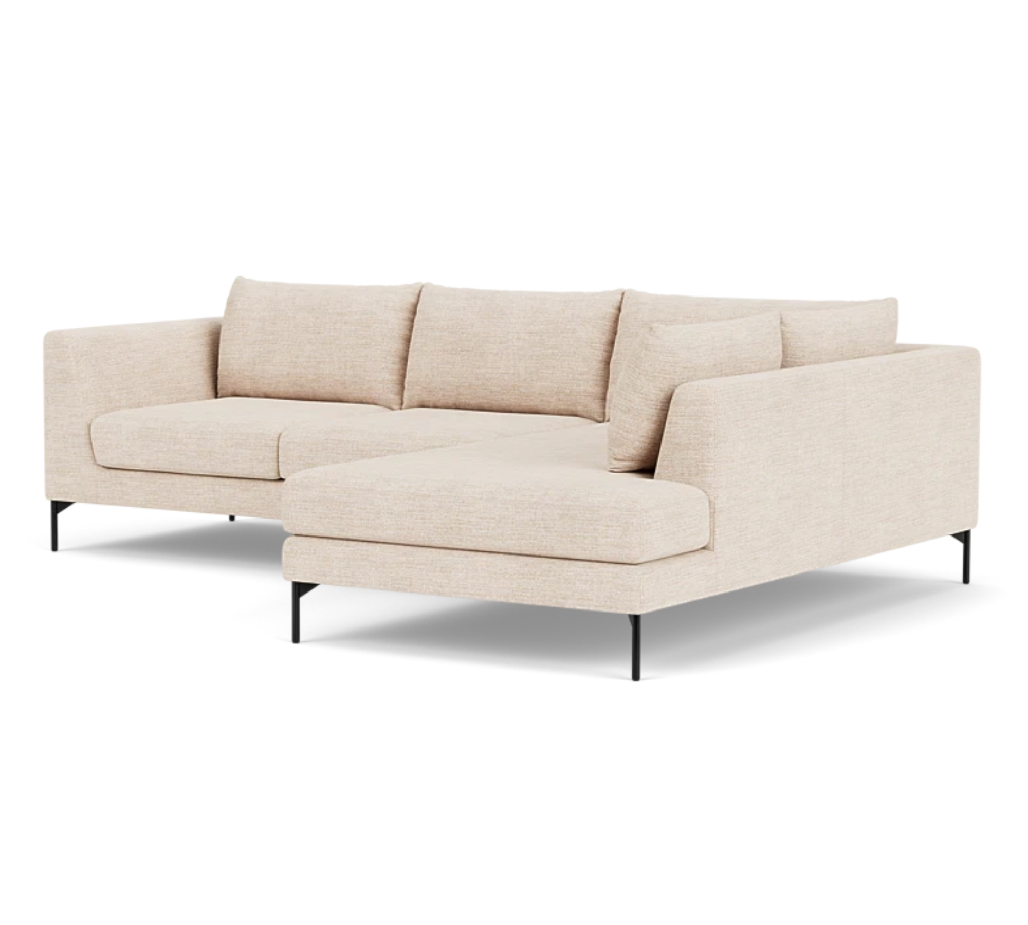 Noa Sofa Chaise Lounge Right Vega Cream