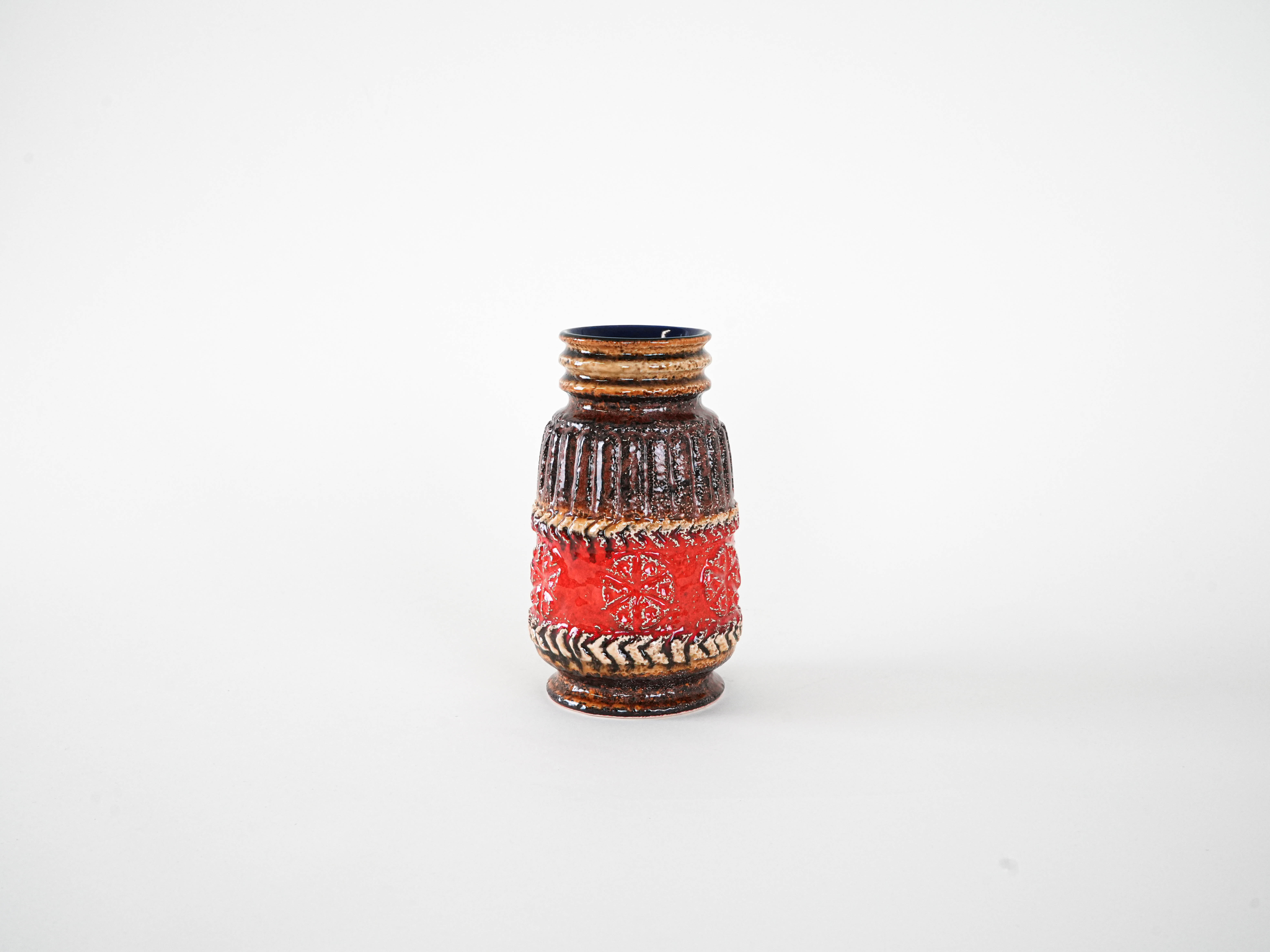 Keramikvase Rot