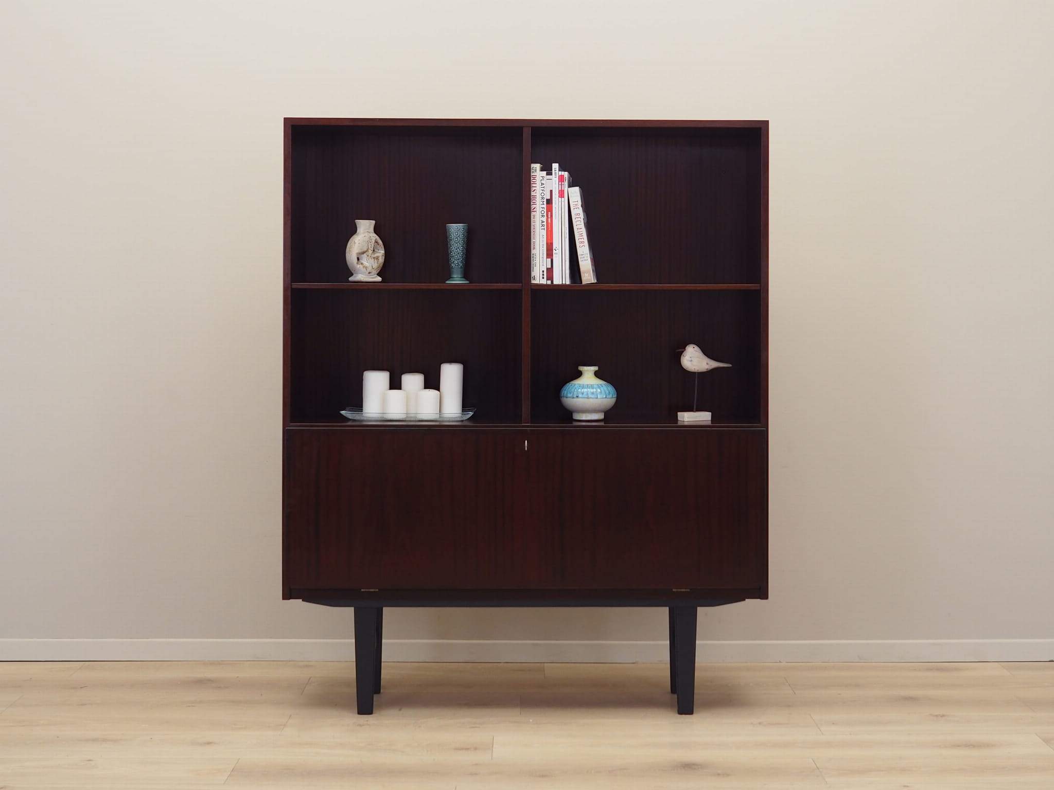 Mahogany Bücherregal 1970 Jahre