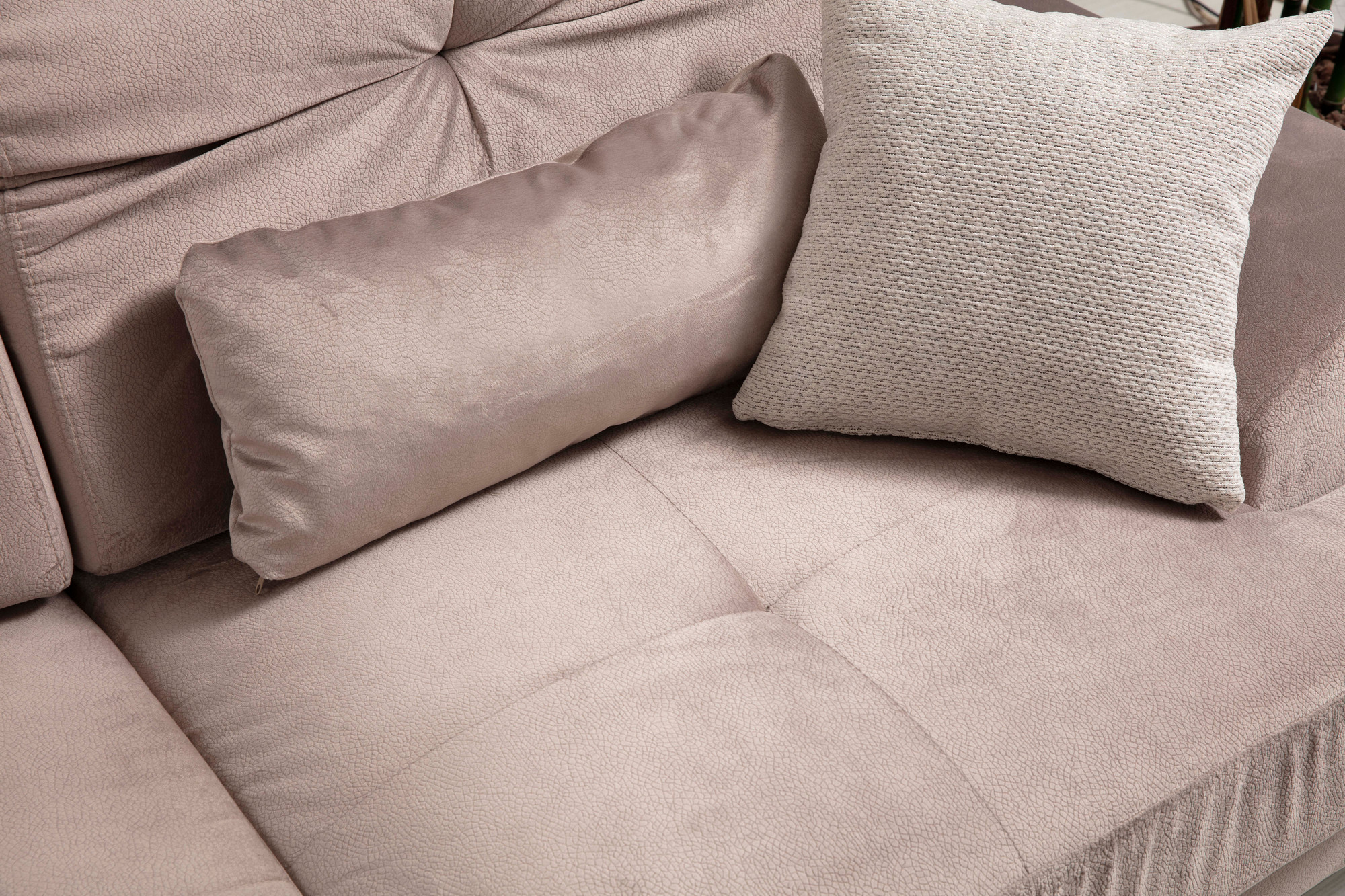 Frido Ecksofa Rechts Beige