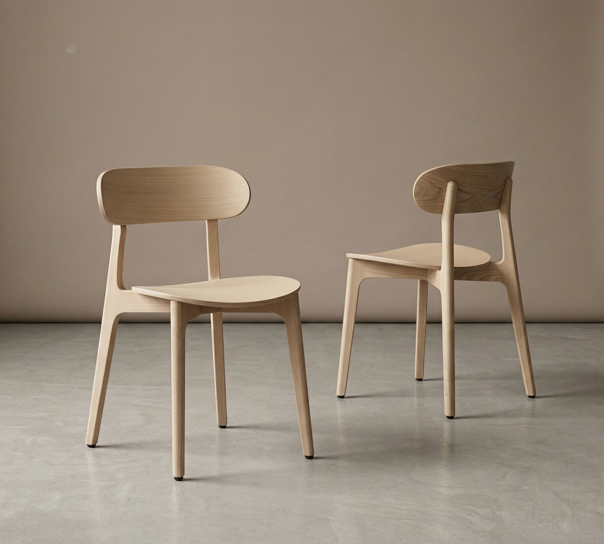 2x Gem Chair Wood Natural