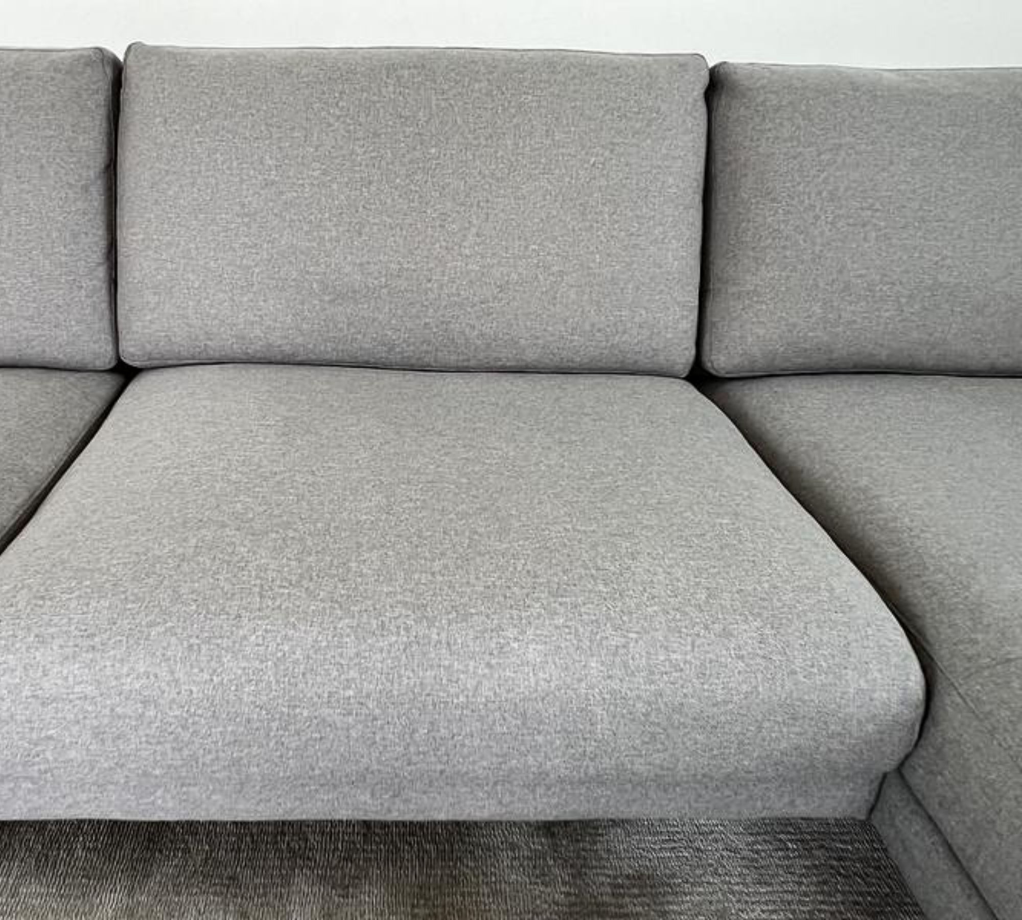 Veneda Sofa 3,5-Sitzer Récamiere Rechts Grau