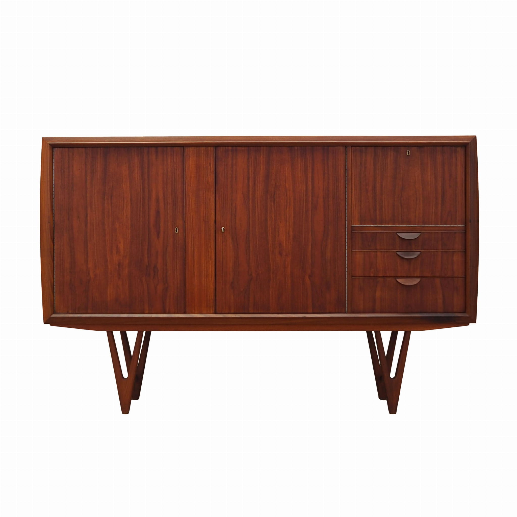 Vintage Sideboard Teak Wood Brown 1960s