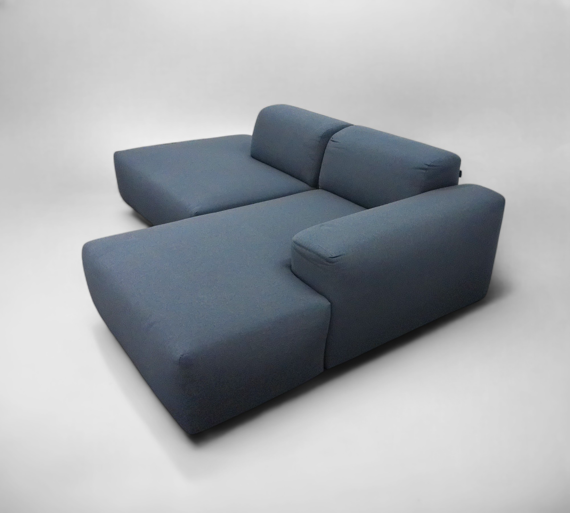 Pyllow Ecksofa Récamiere Rechts Blau