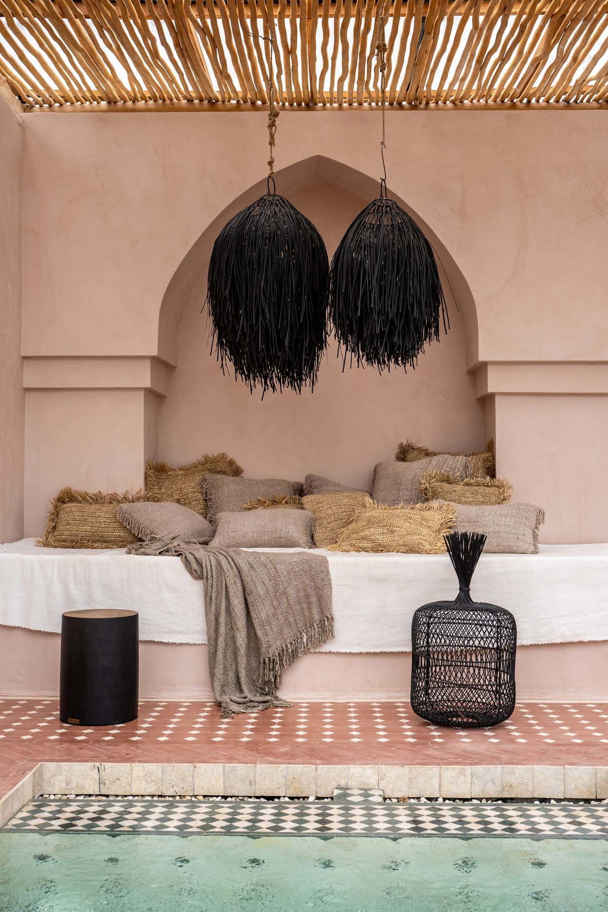 Kissenbezug Baumwolle Grau