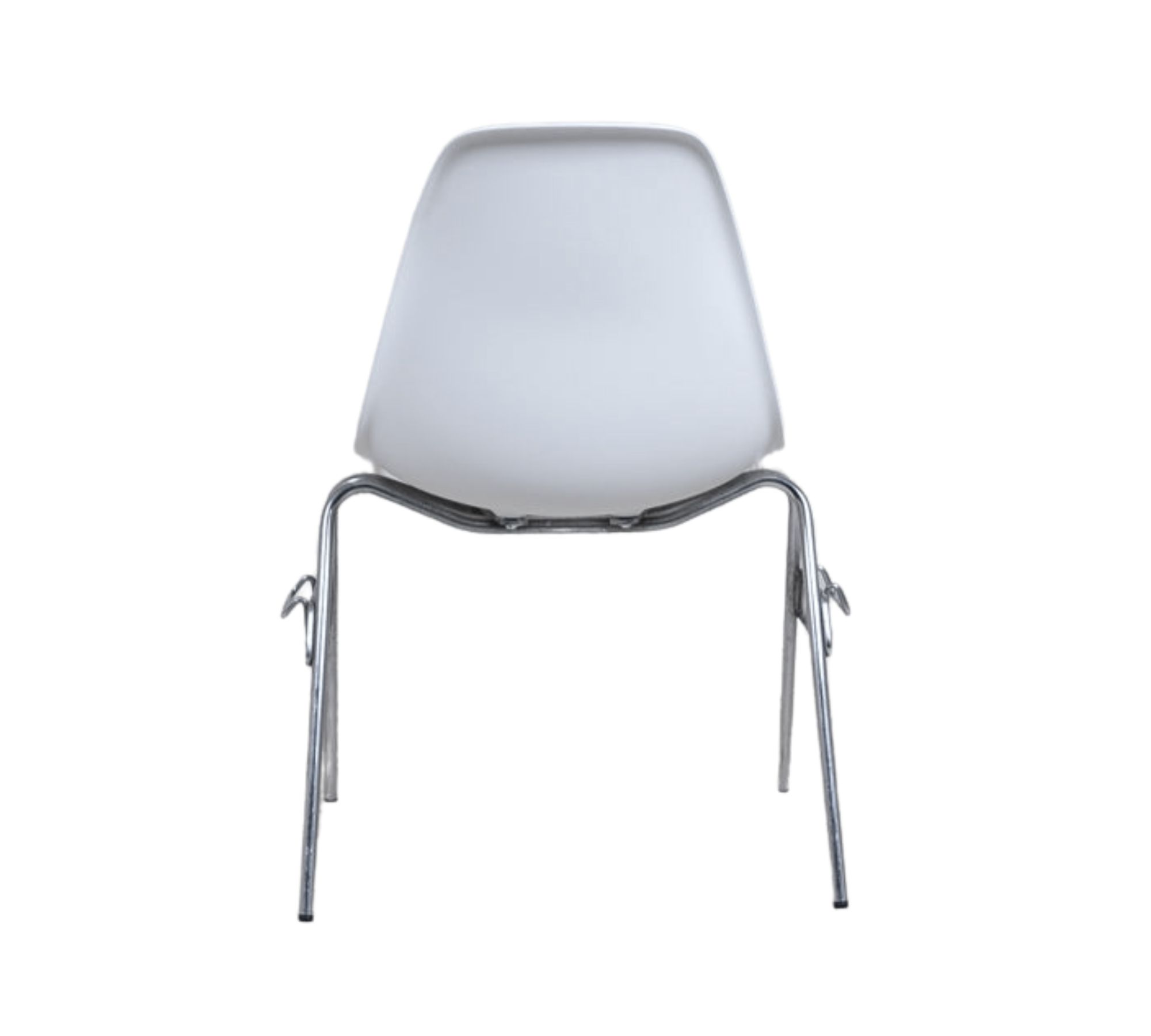 Eames DSS Plastic Side Chair Reinweiß