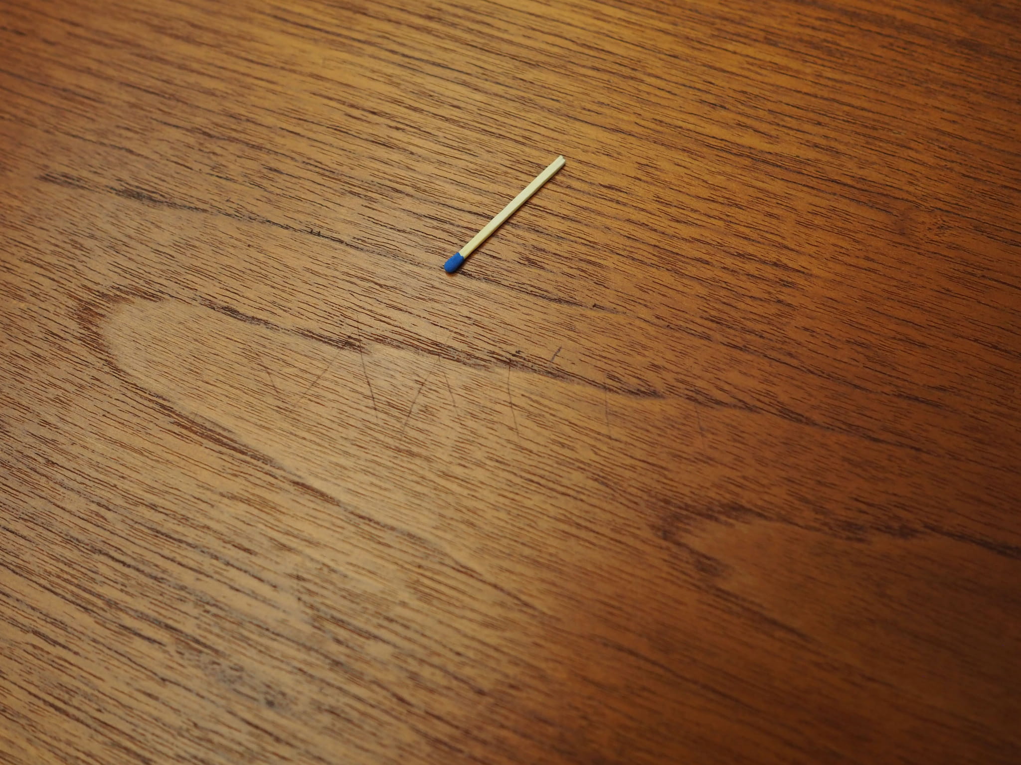 Vintage Schreibtisch Teakholz Braun 1970er Jahre