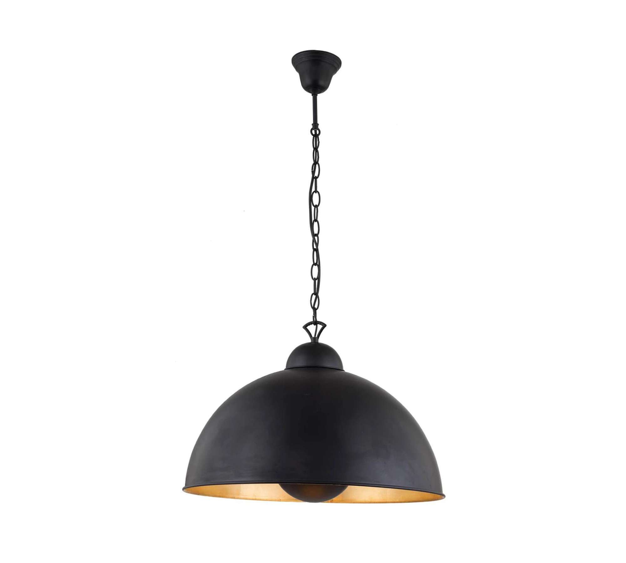 Pendant lamp 1-light metal black