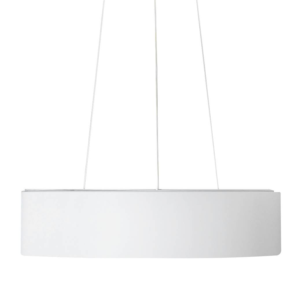 LED pendant lamp Carla Acrylic glass Stainless steel White