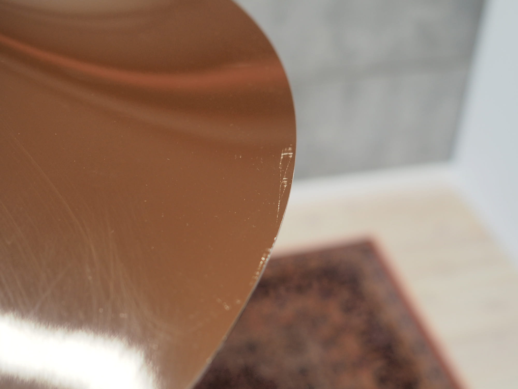 Vintage Pendant Lamp Metal Brown 1960s