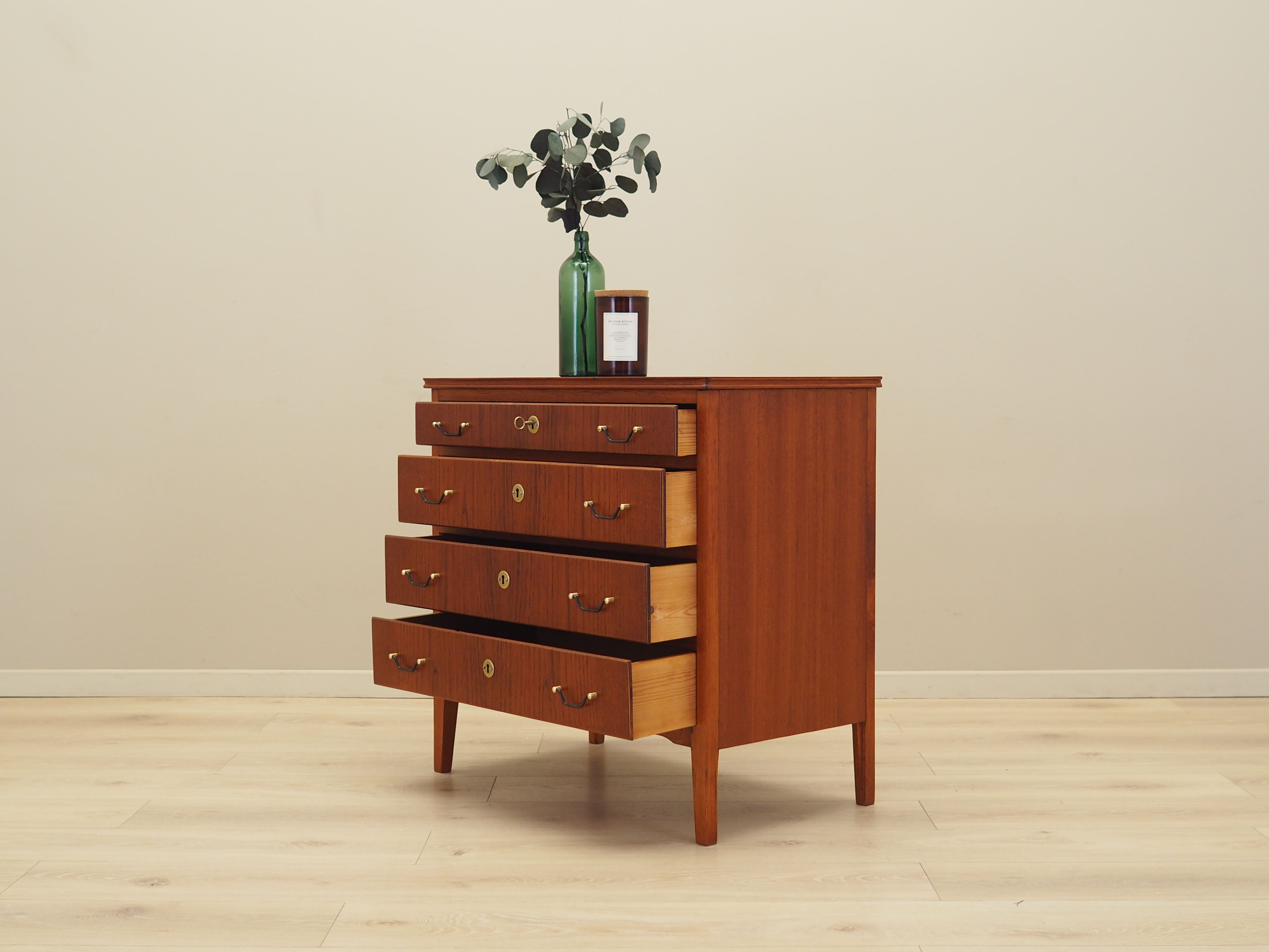 Chest of drawers Teak wood 1970s
