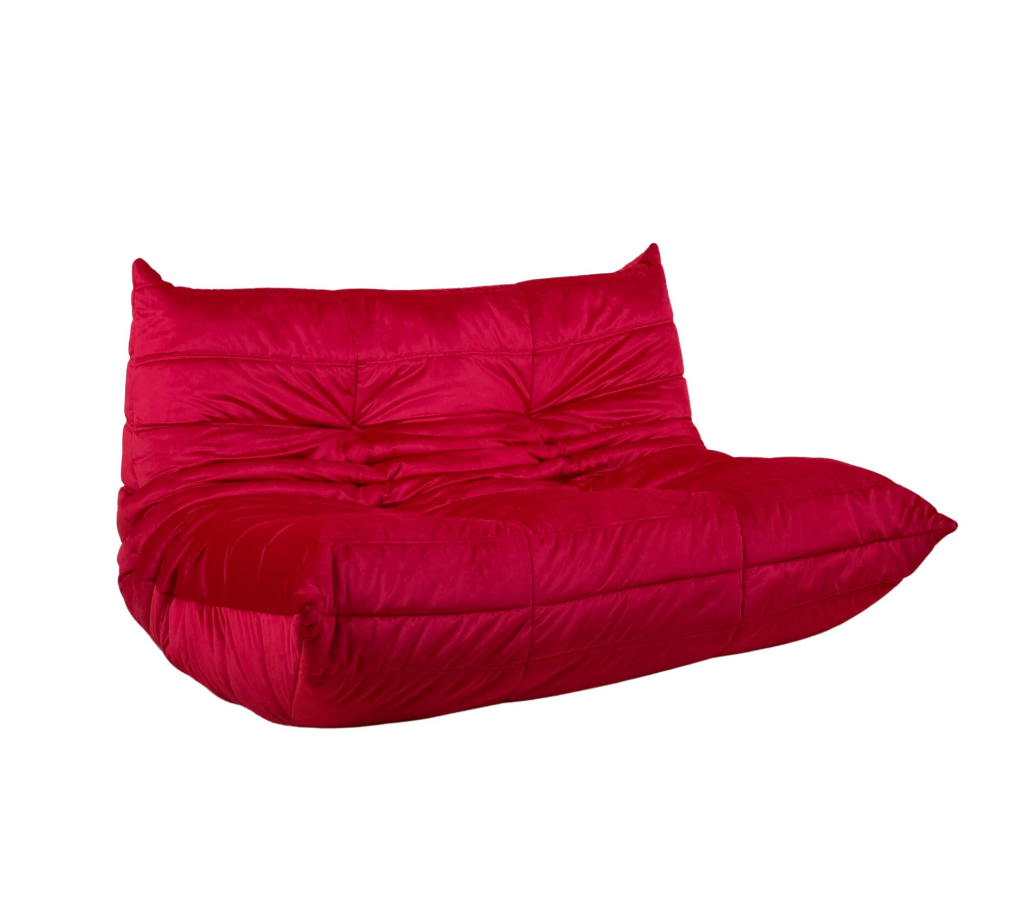 Togo Sofa 2-Sitzer Ligne Roset Rot