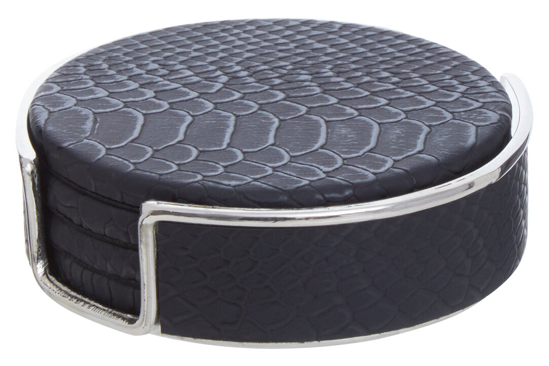 Mixology set with coasters Black