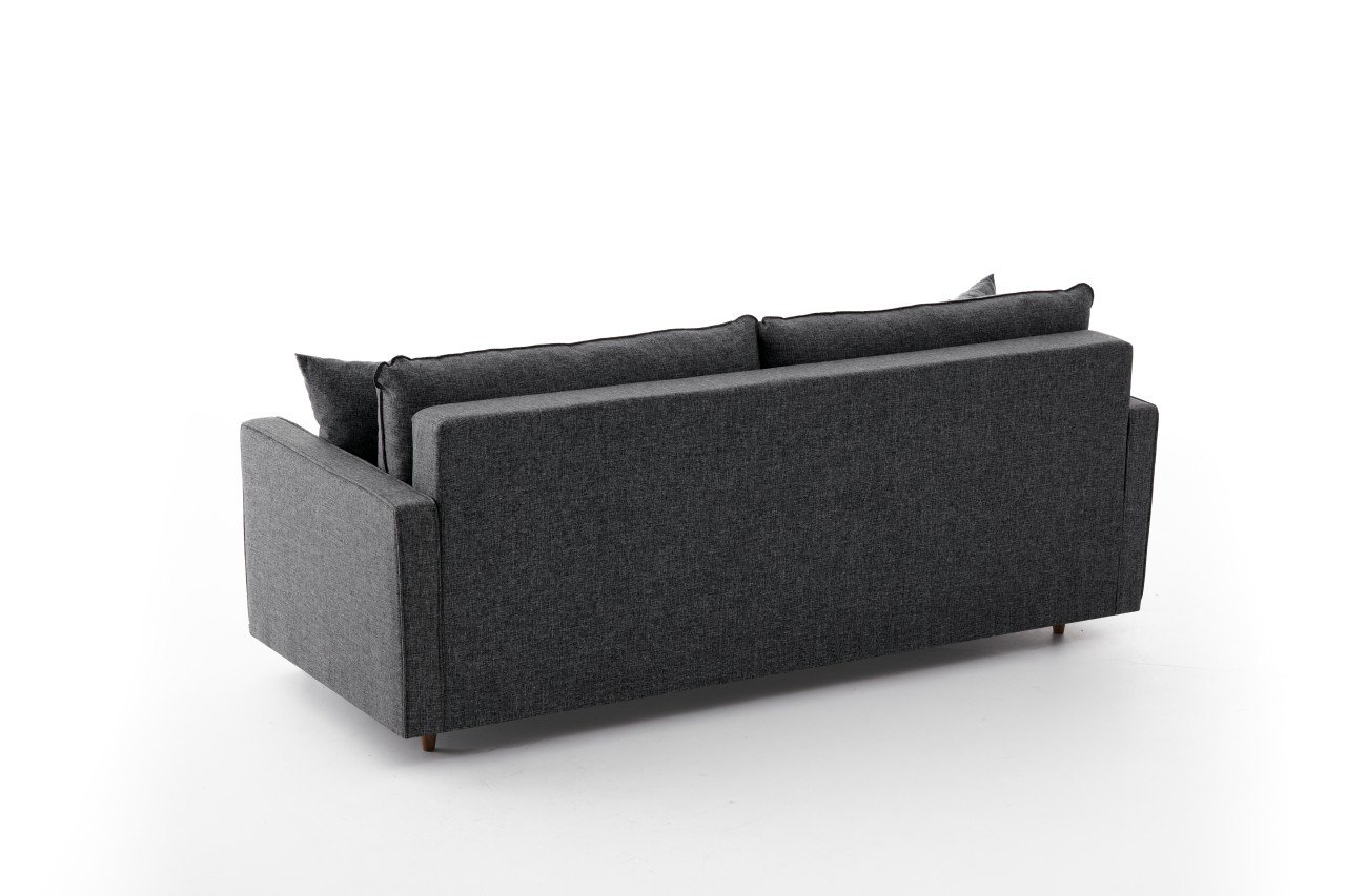 Modernes Sofa 3-Sitzer Anthrazit