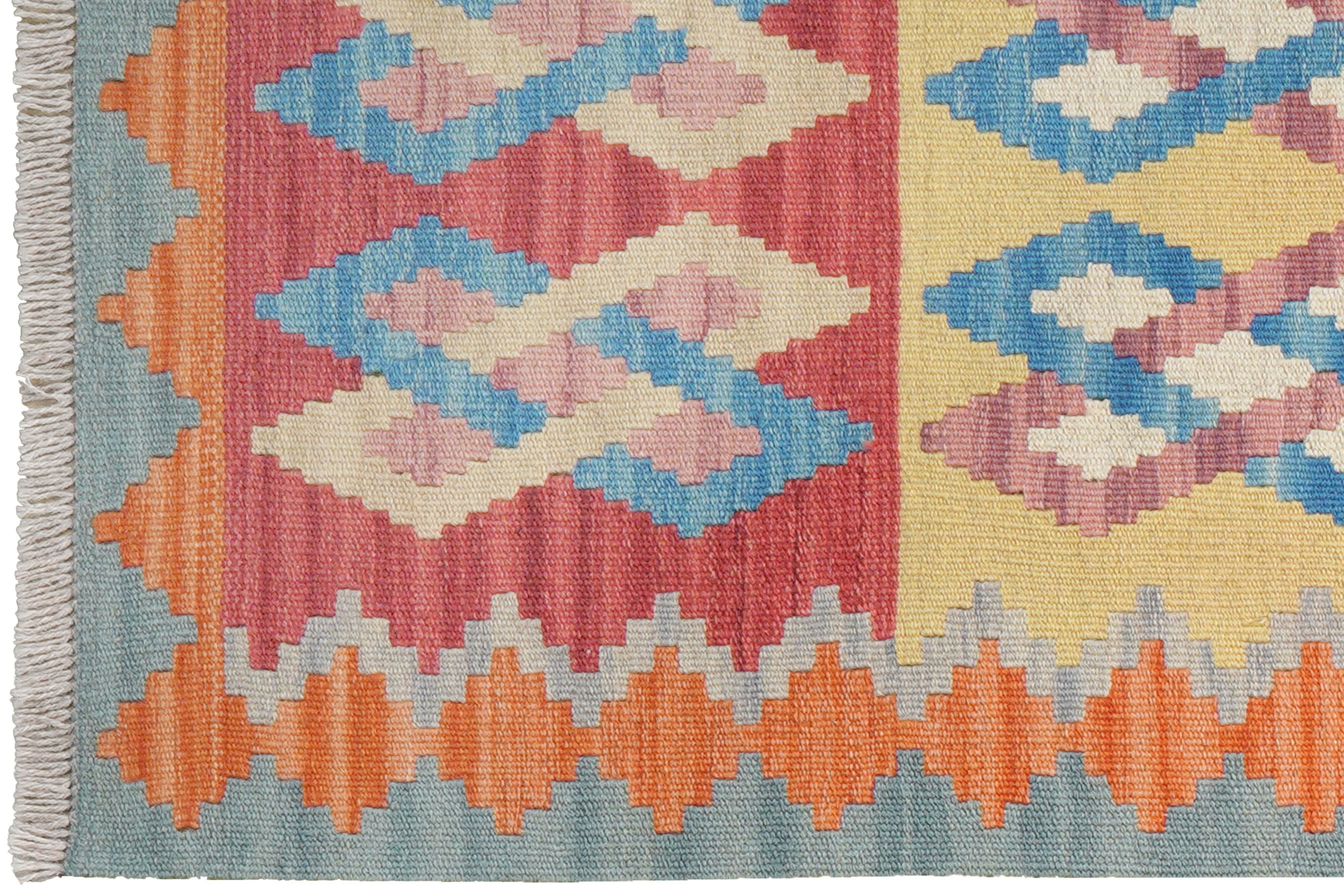 Kelim Gashgai Carpet Wool Multicolored