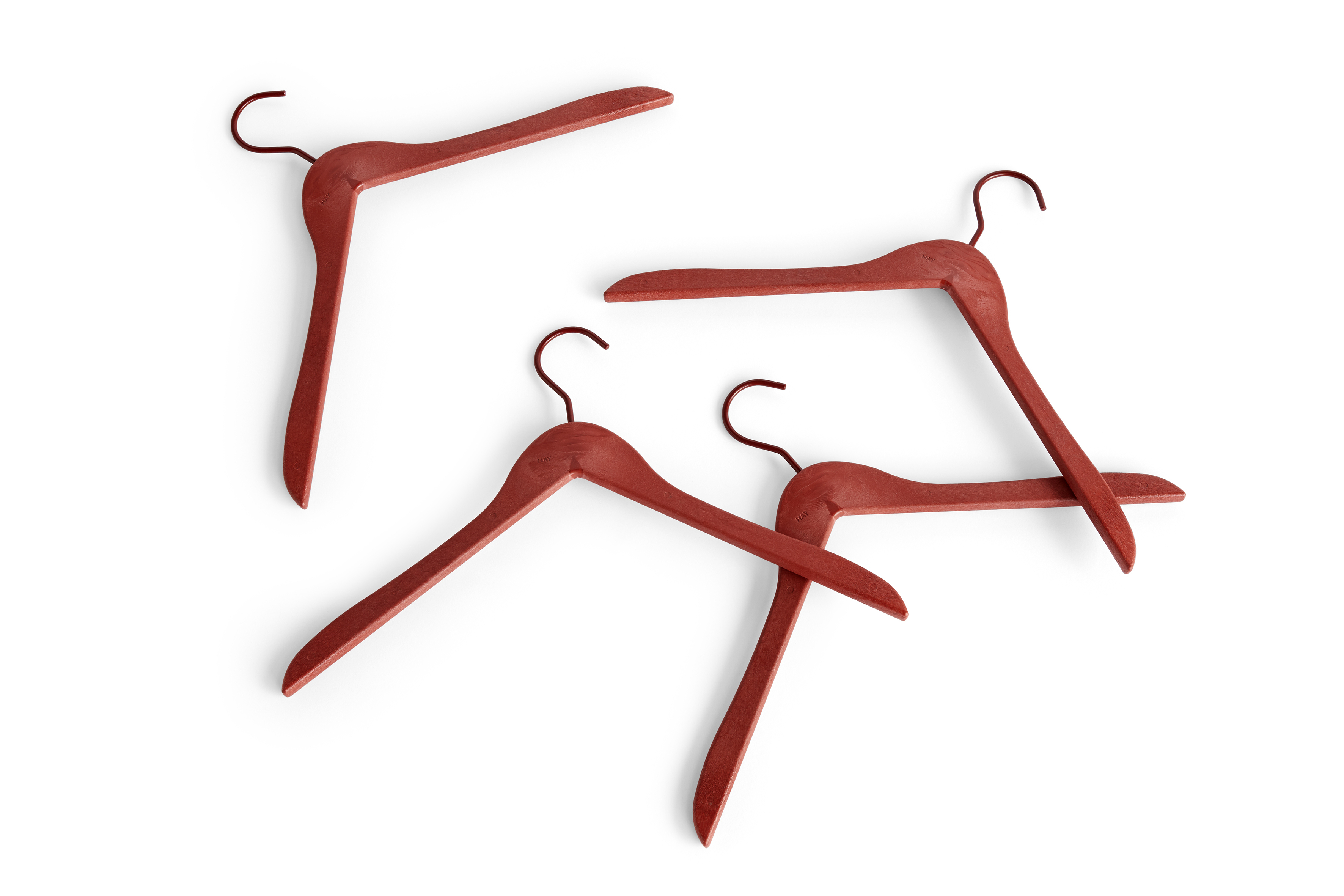 Coat Hanger Kleiderbügel 4Er Set Rot