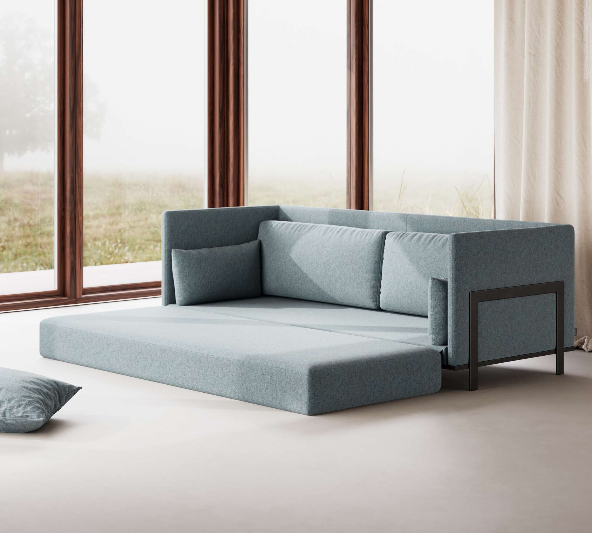 Chill by SLS Schlafsofa Form Blue Grey