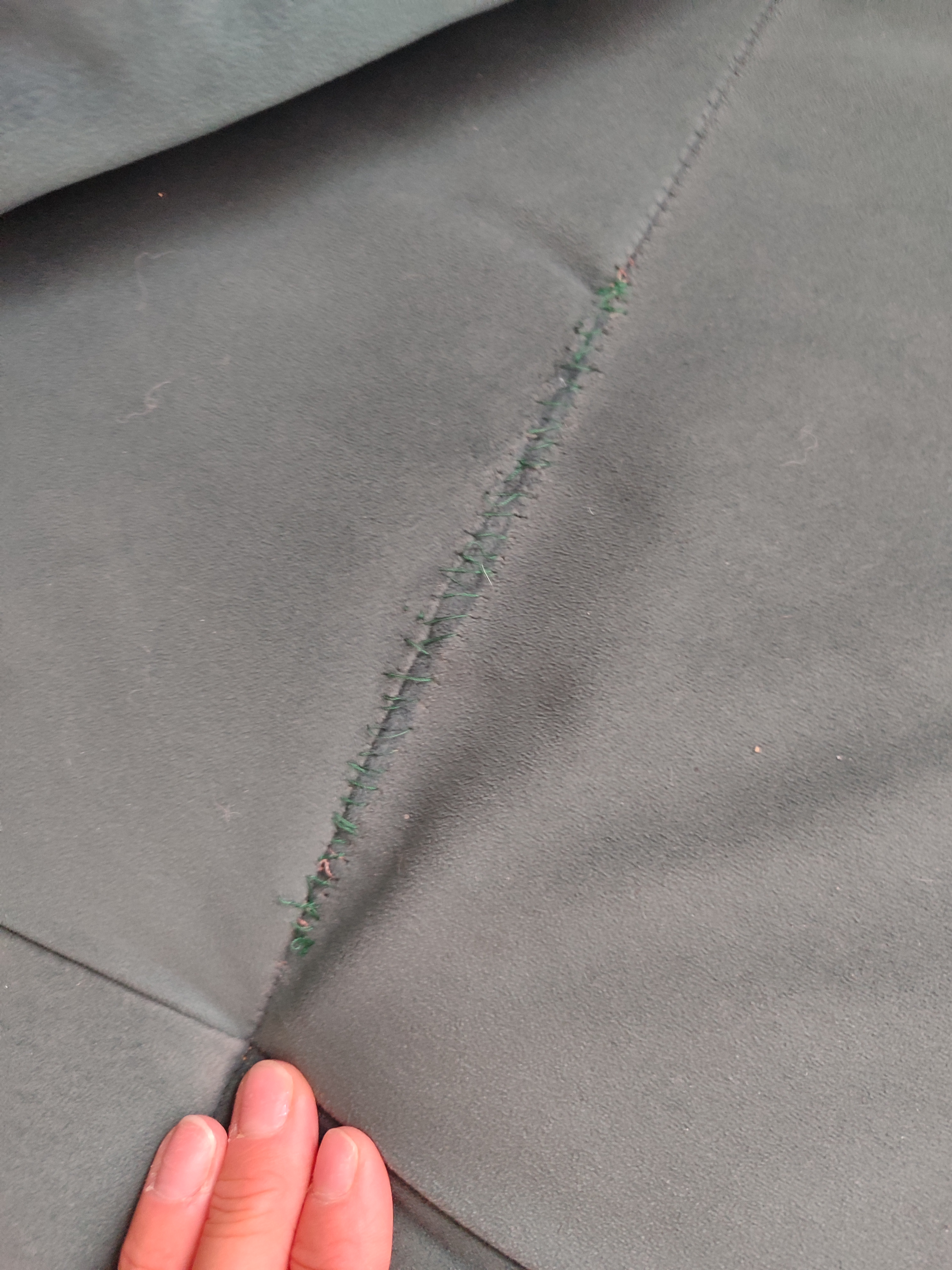 Modulares Ecksofa Polyester Grün