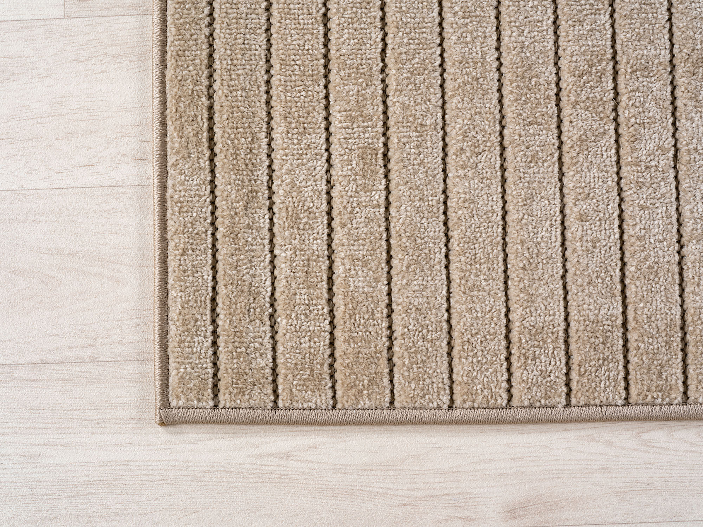 Kurzflorteppich Nova 1201 Polypropylen Beige 80 x 150 cm