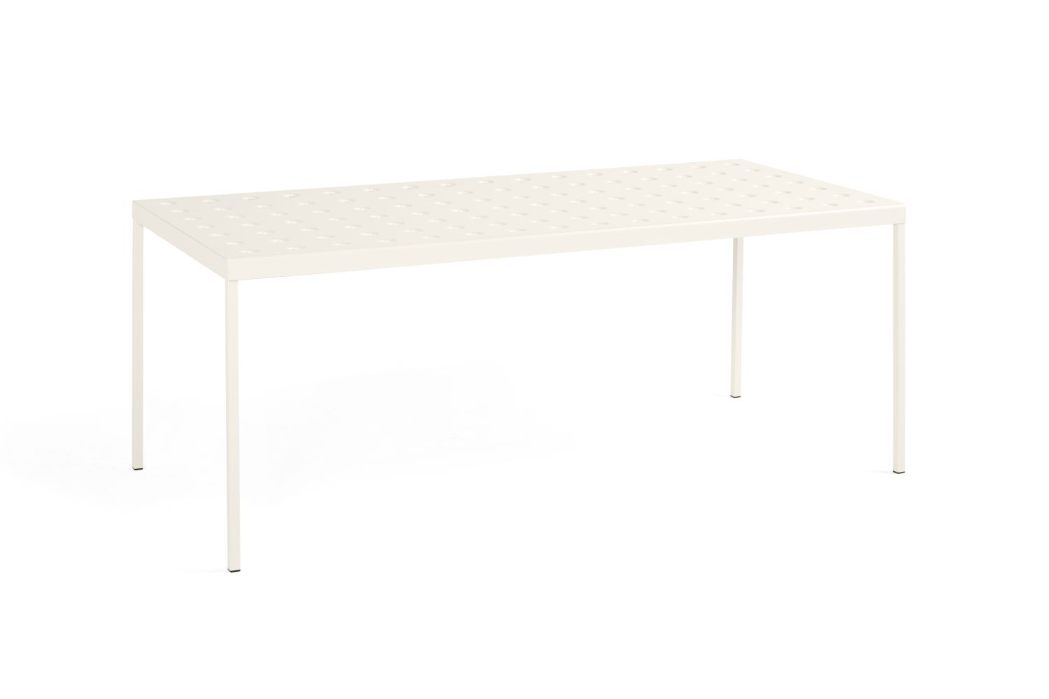 Balcony Tisch rechteckig Weiß