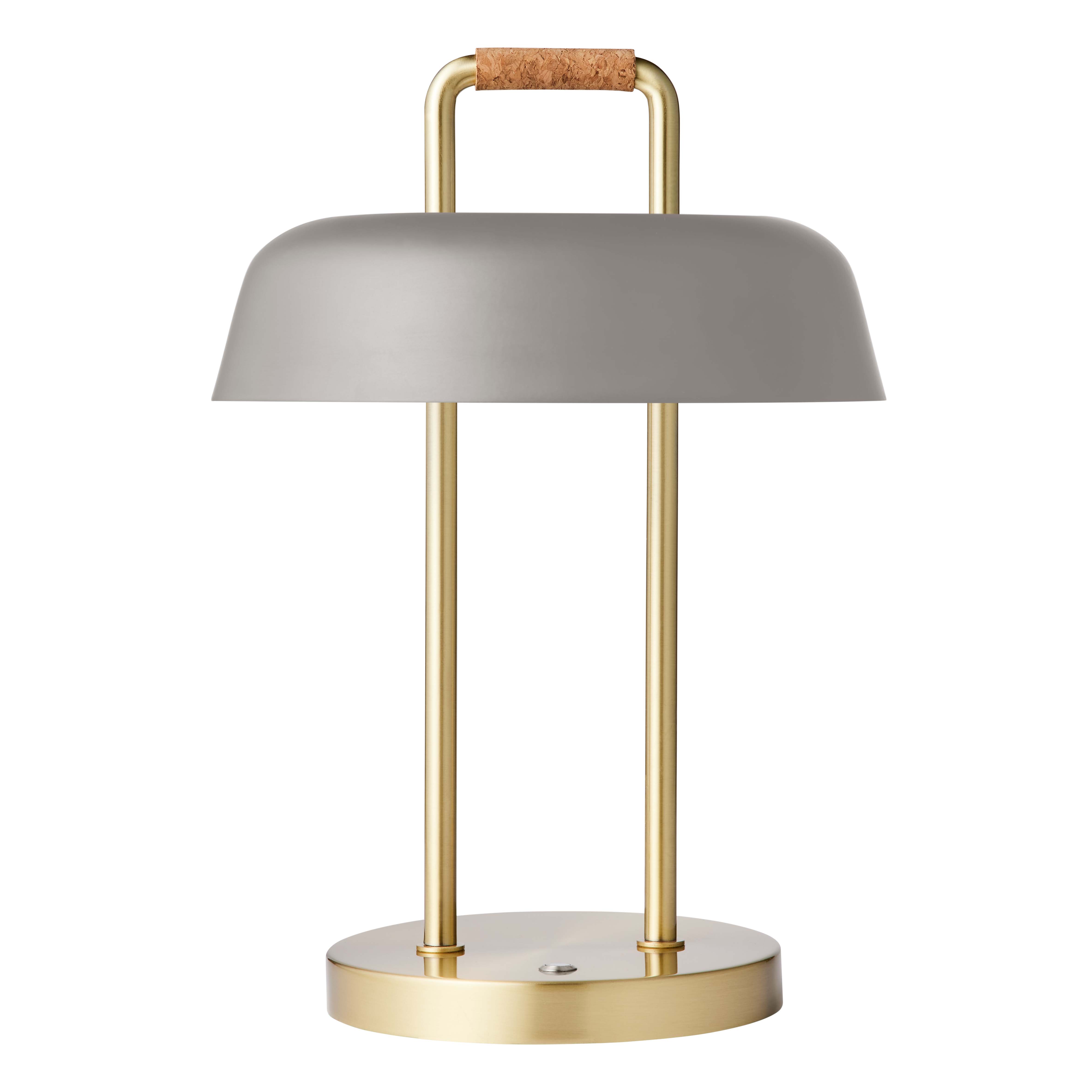 Home Light Portable with Mini-USB Connection Brass Grey