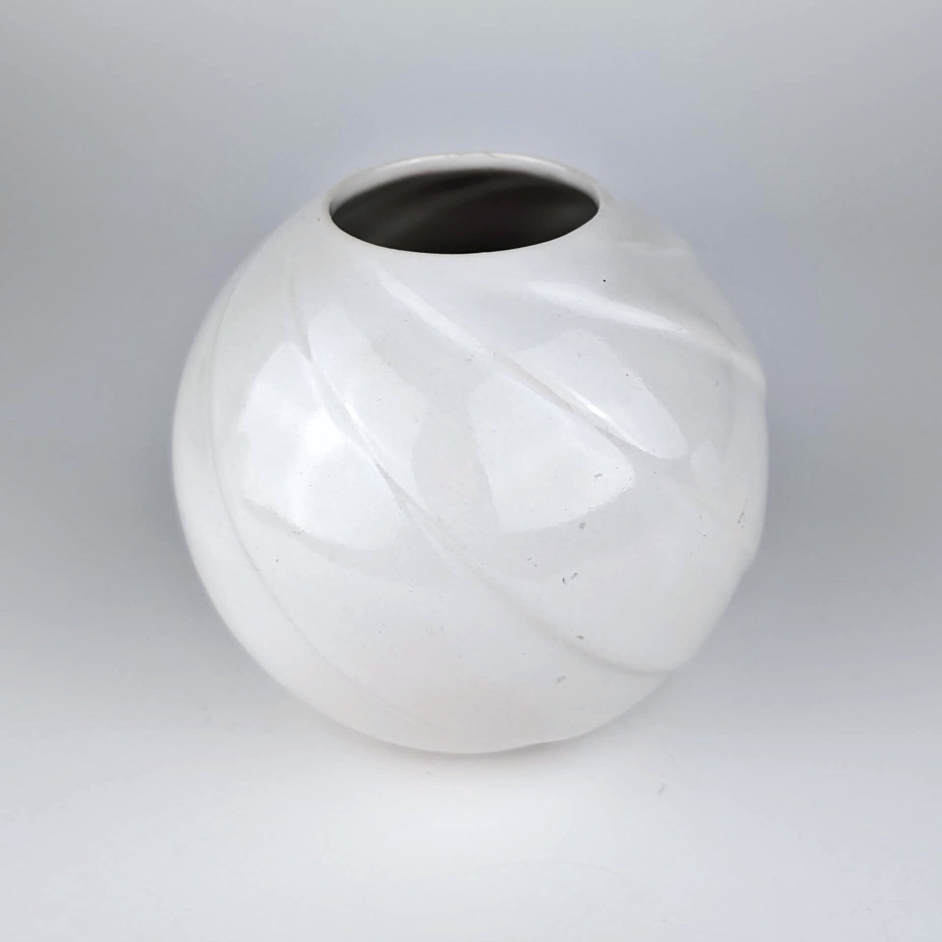 4x Vintage Art Deco Vase Keramik 1980er Jahre