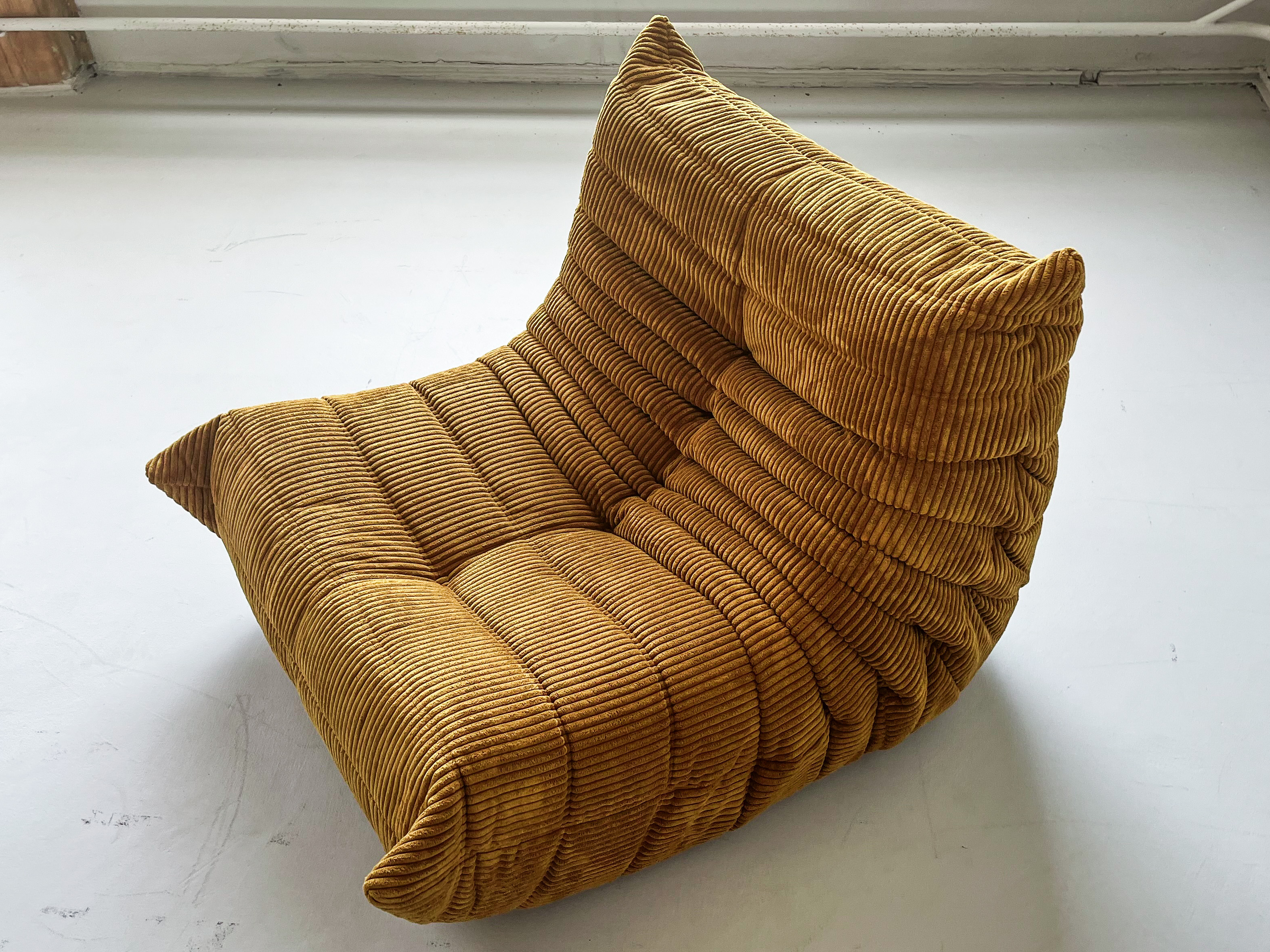 Togo Armchair Cord Sand Brown