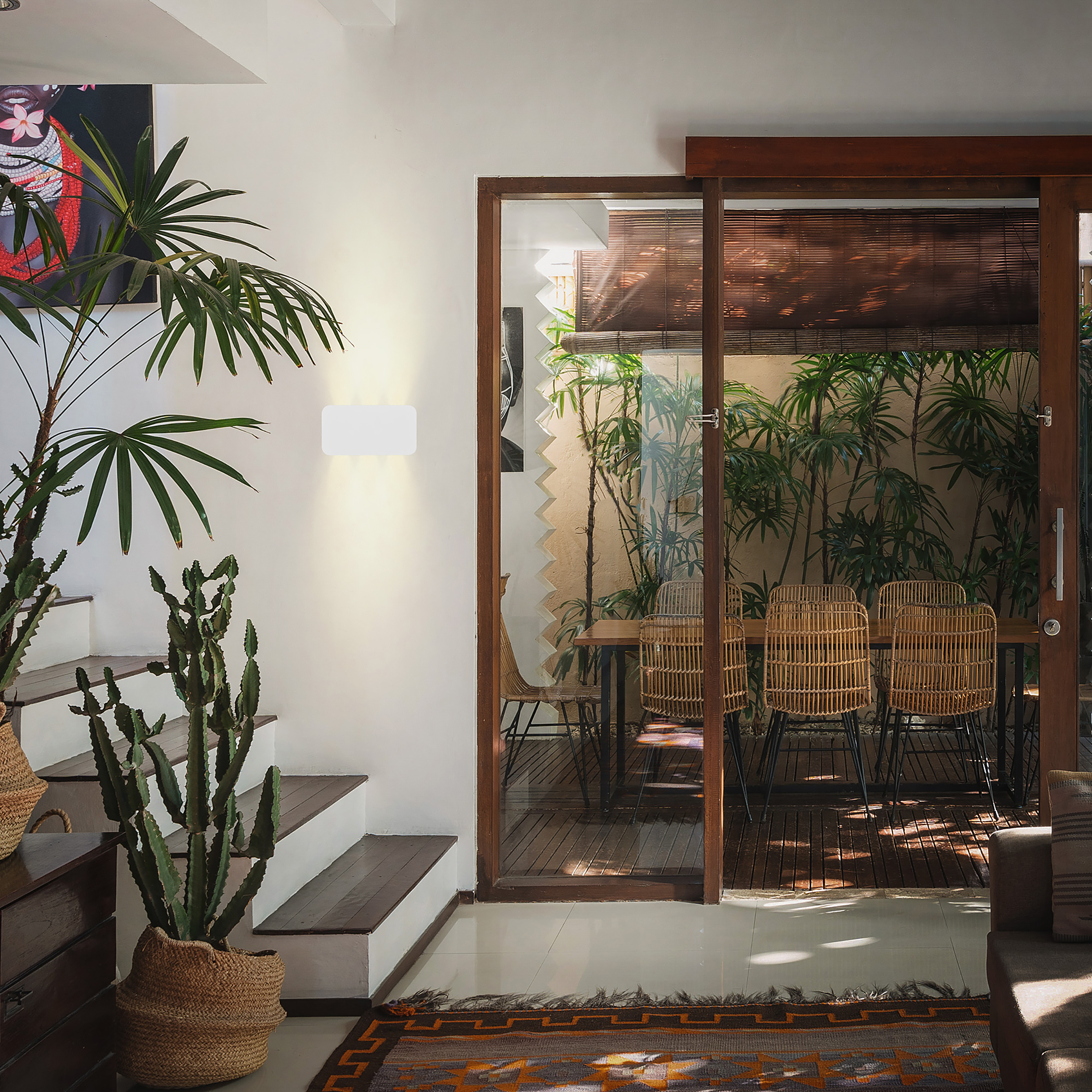 Meluna LED Akku Wandleuchte Weiß