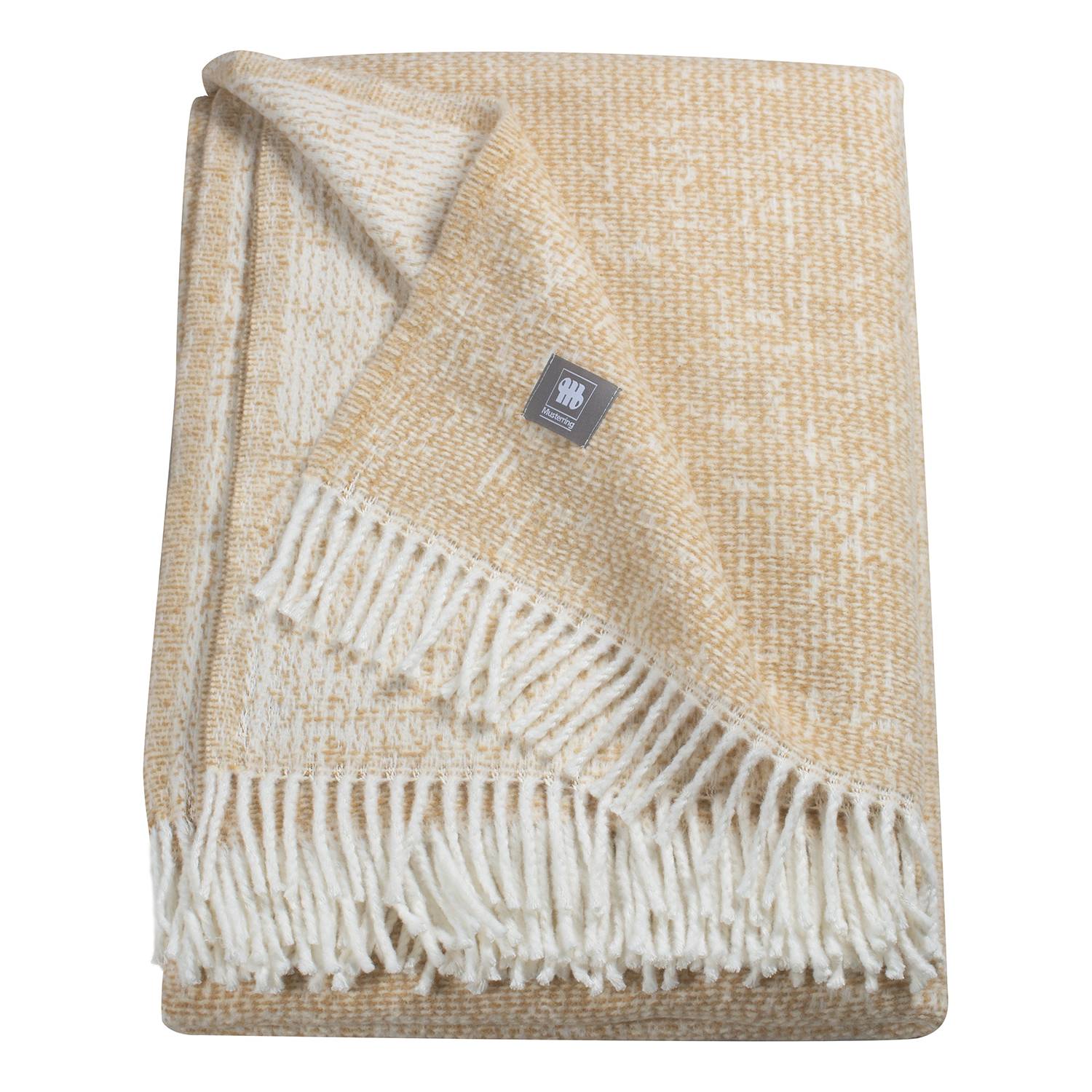 Plaid Ease Decke Baumwolle Polyacryl Beige