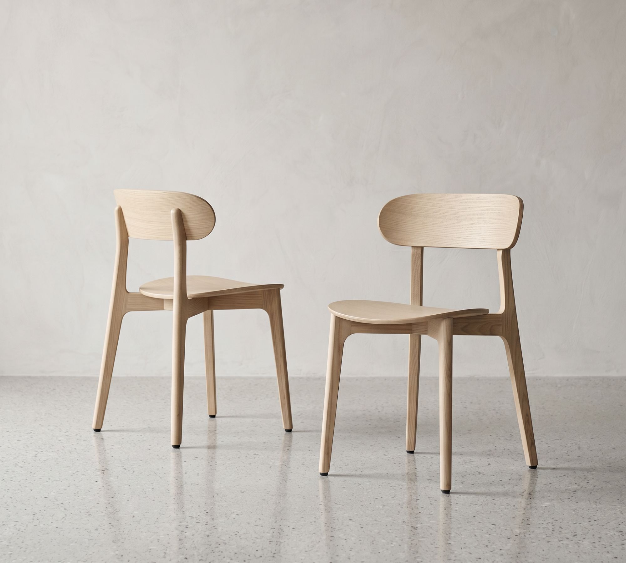 2x Gem Chair Wood Natural