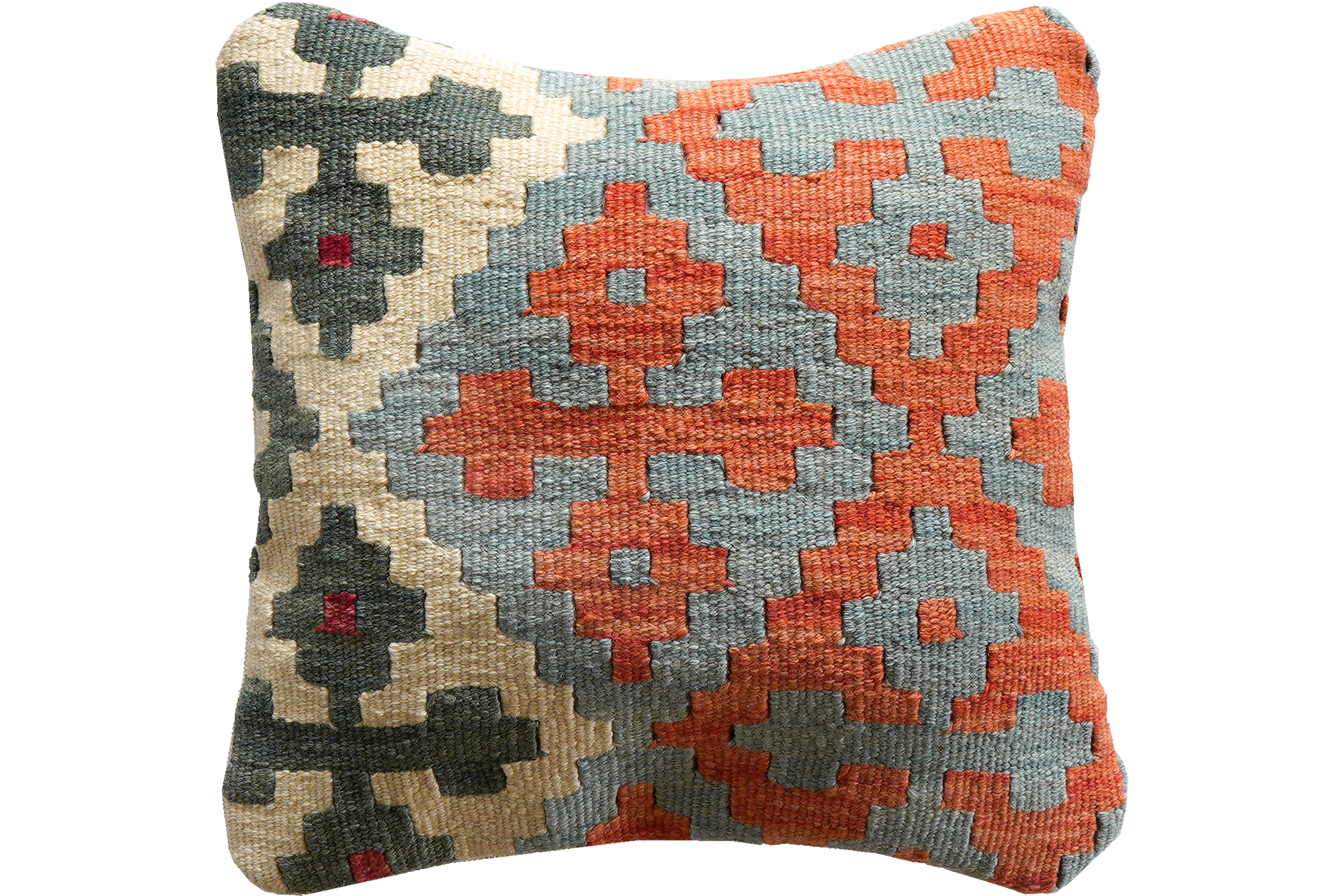 Cuscino Kilim Lana Cotone Multicolore