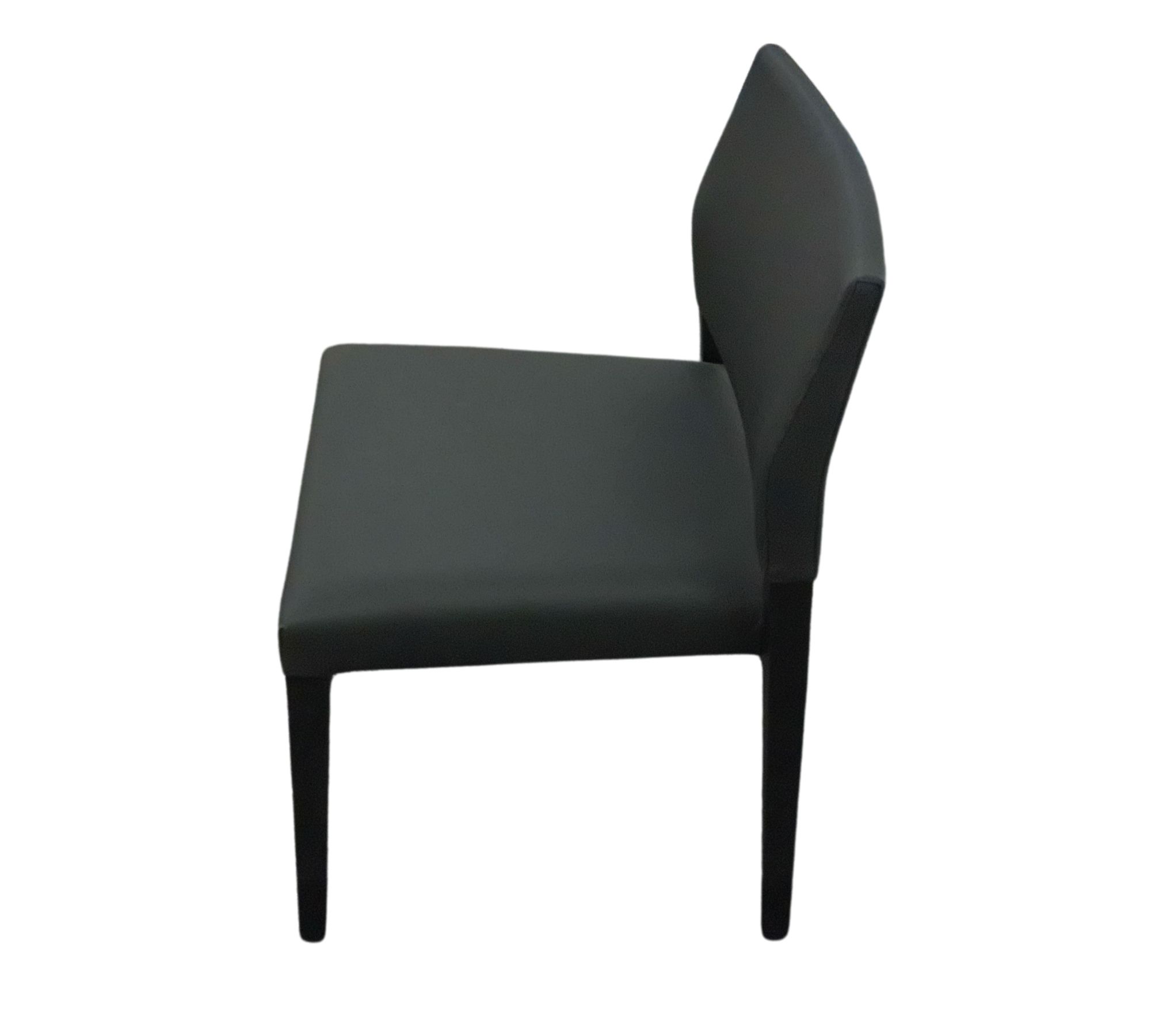 Happy Esszimmerstuhl Leder Holz Schwarz