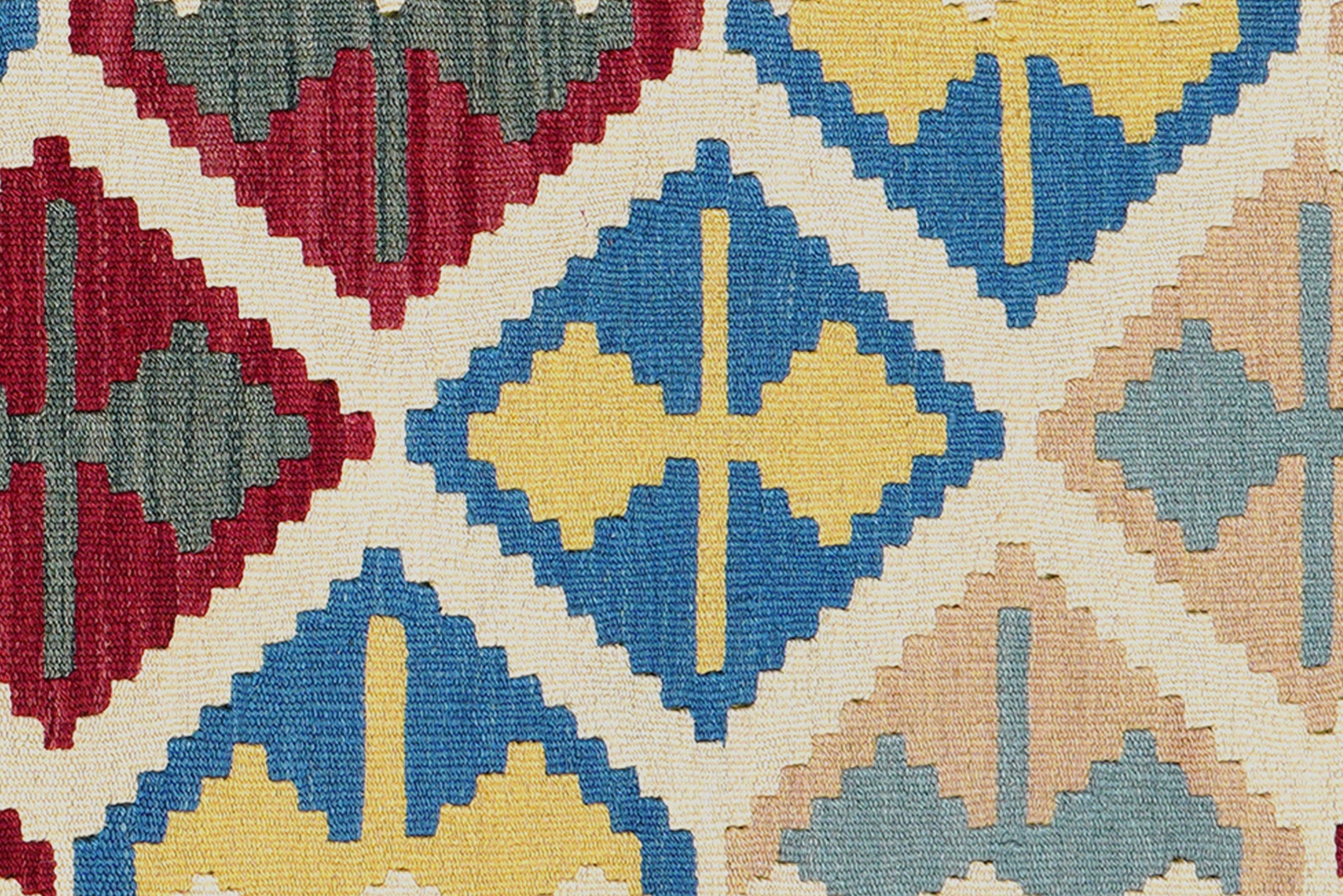 Kilim Gashgai Teppich Wolle Mehrfarbig