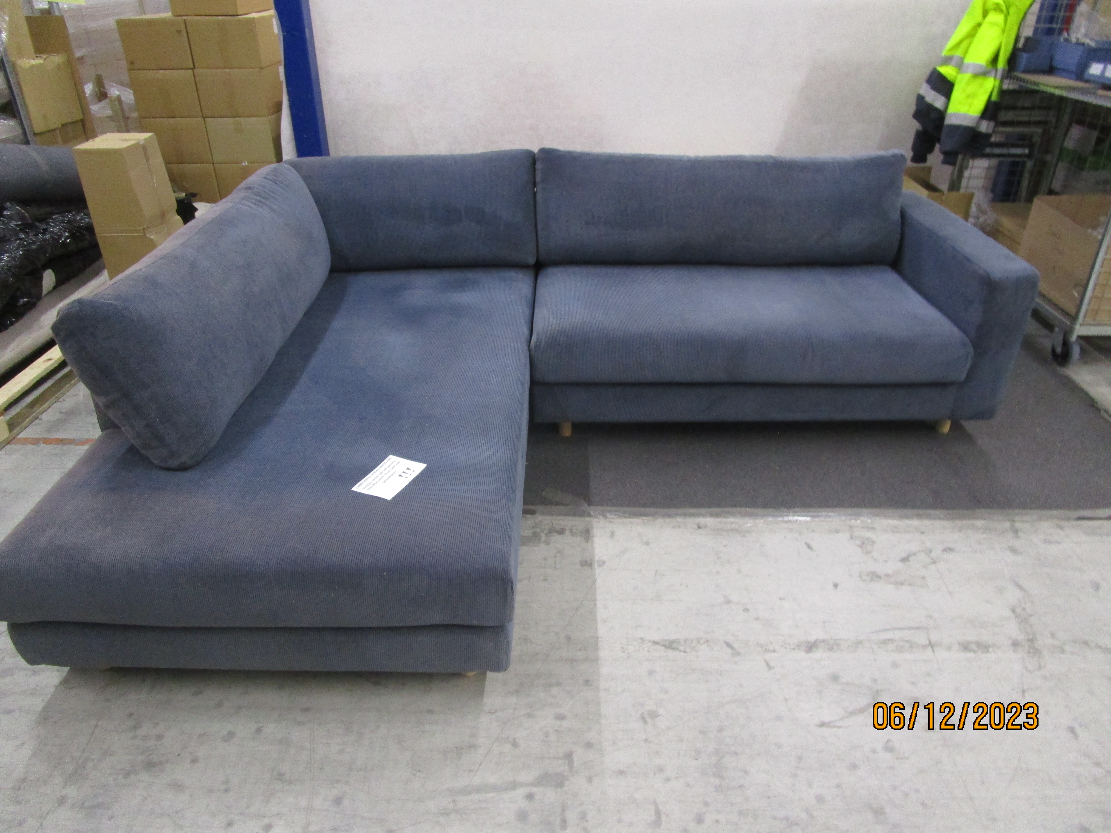 Douglas Sofa Récamiere Links Sorrento Steel Blau