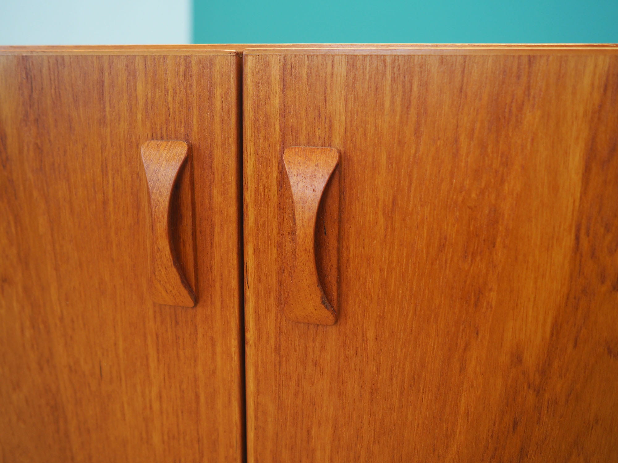Vintage cabinet Teak brown 1970s