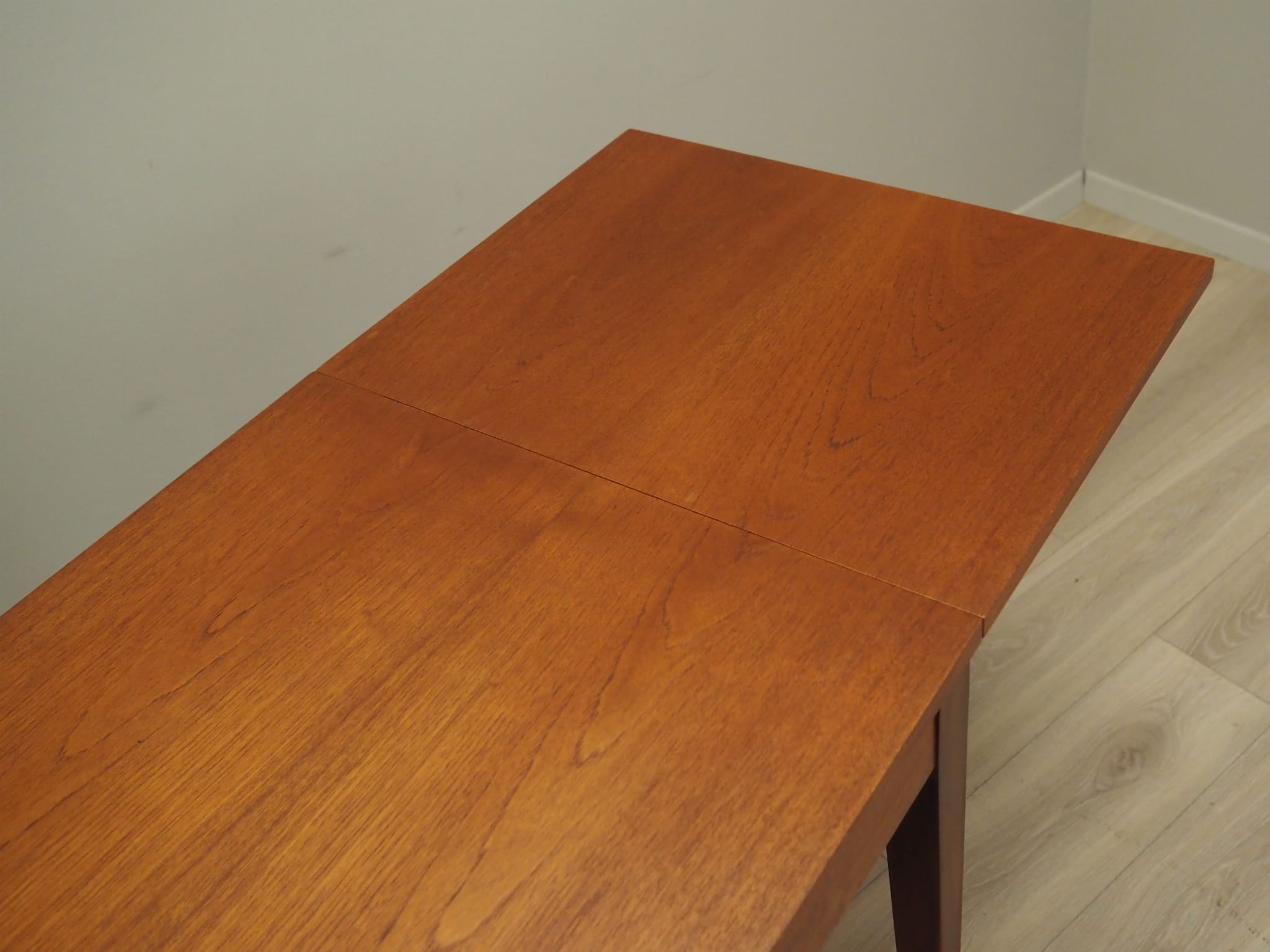 Vintage Schreibtisch Teakholz Braun 1970er Jahre