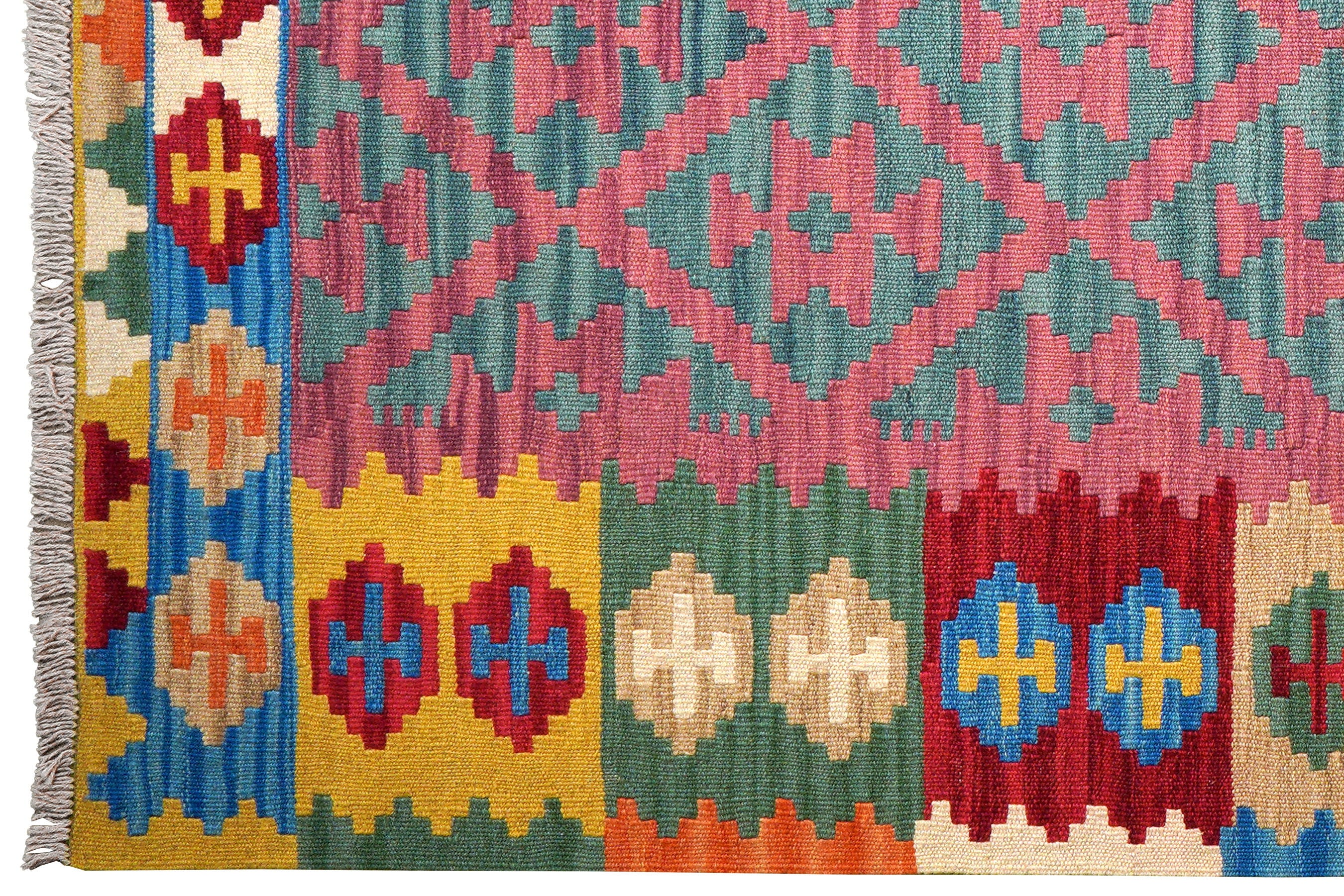 Kilim Gashgai Teppich Mehrfarbig