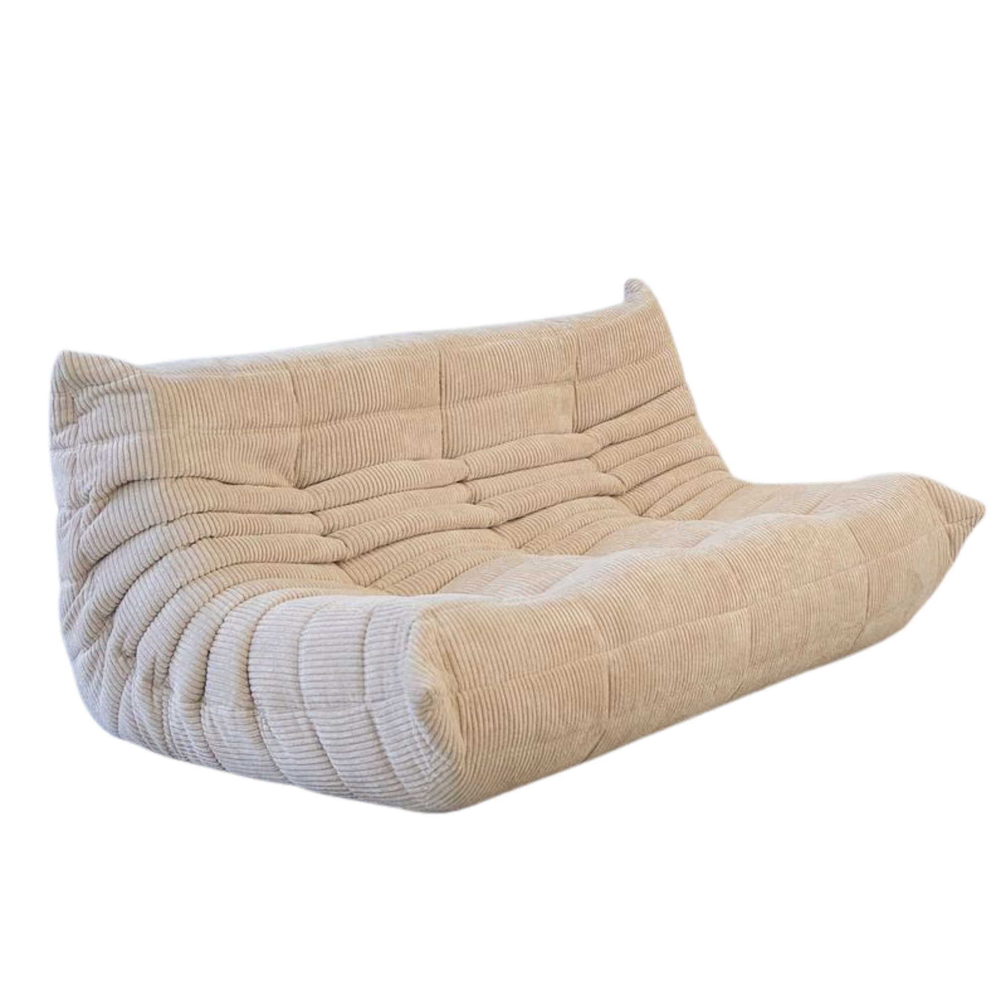 Togo Sofa 3-seater Cord Beige